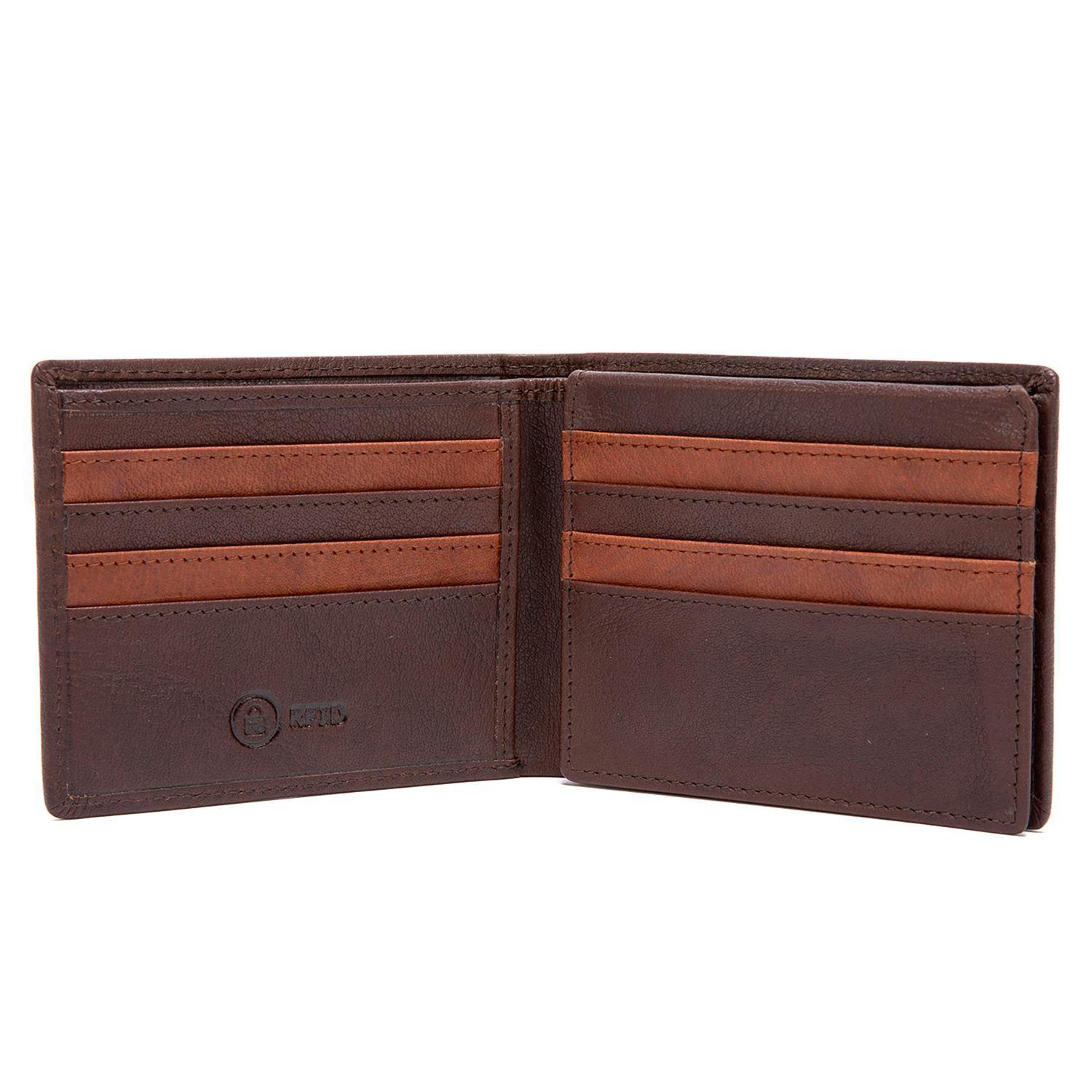 Billetera  Bill Flap  Guante  Chocolate  Bi442-3