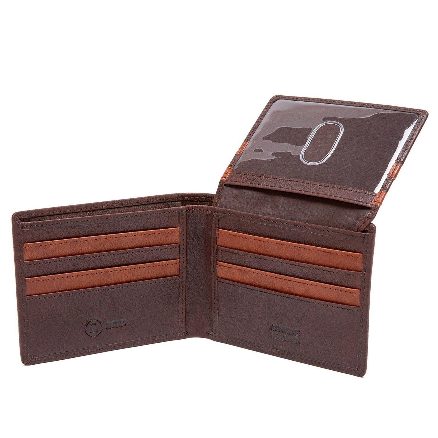 Billetera  Bill Flap  Guante  Chocolate  Bi442-4