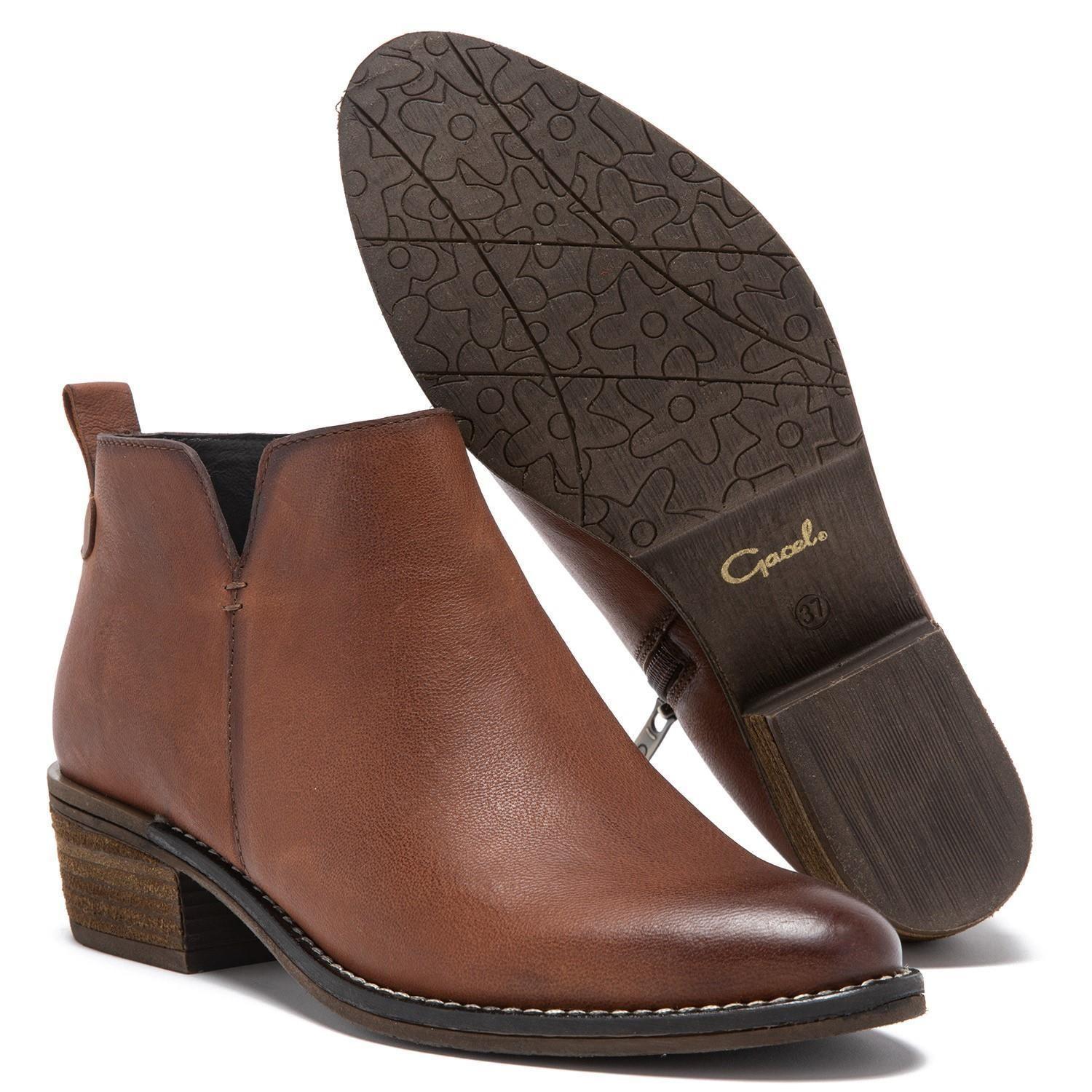 Bootie  Gina  Gacel  Tostado  0659421-3