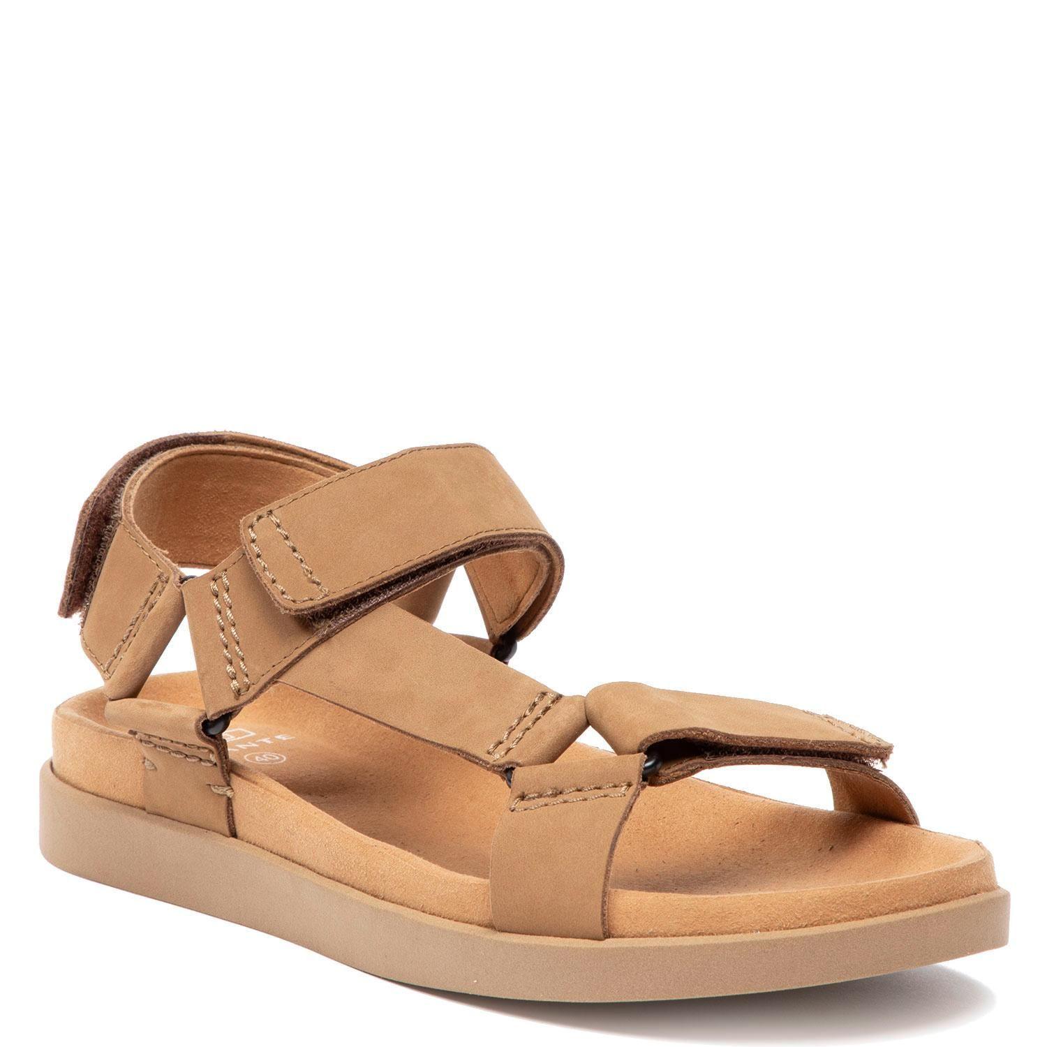 Sandalia Semi Abierta  Berna  Guante  Camel  0035493-2