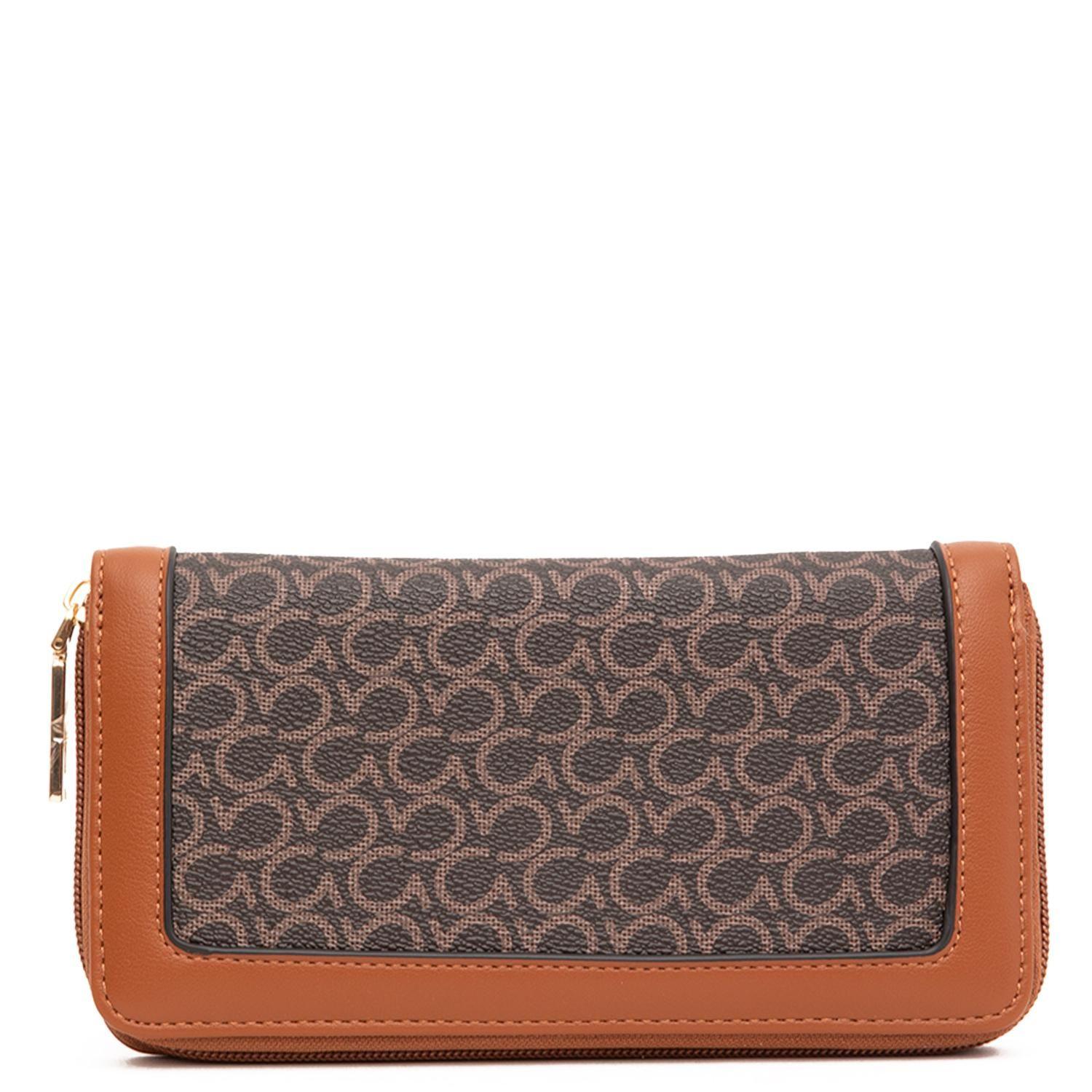 Cartera  Shopping Promocional  Gacel  Chocolate  Car3427-2