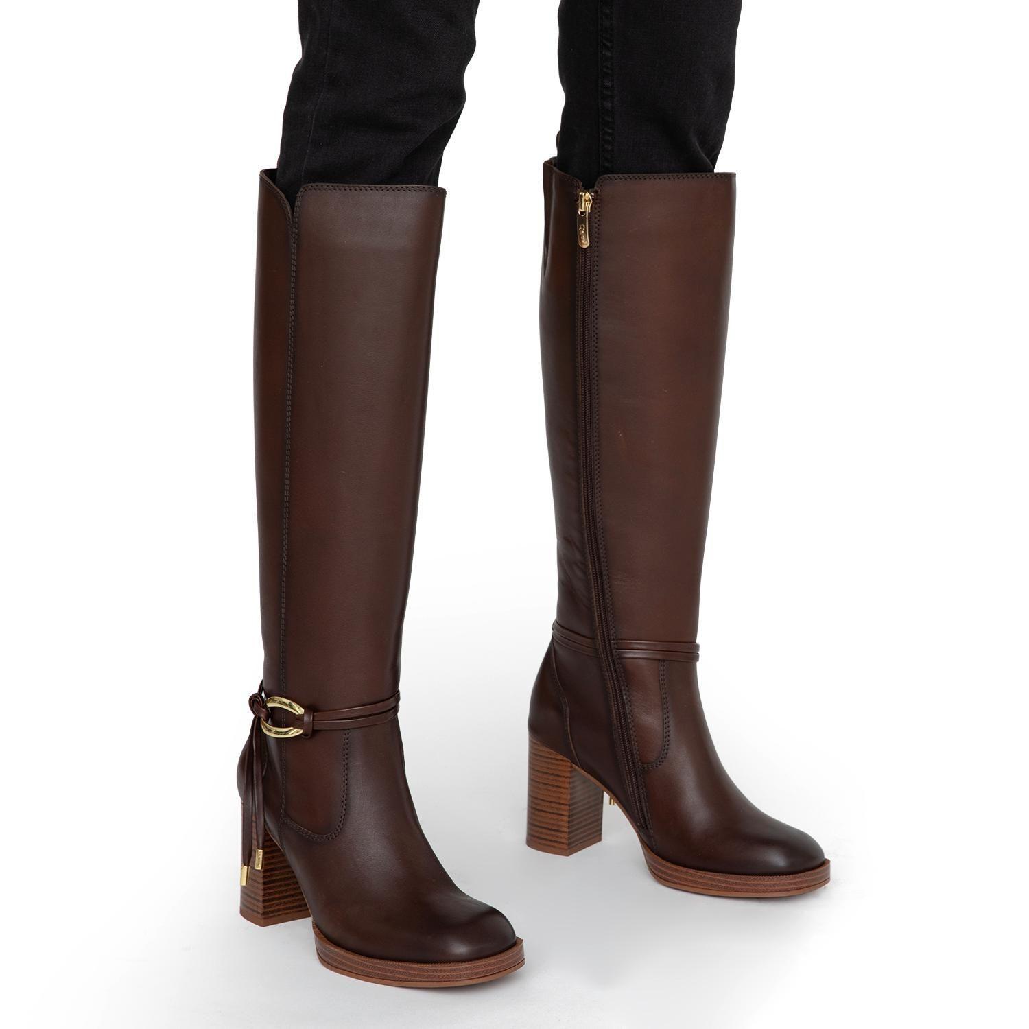 Bota  Juana  Gacel  Chocolate  0660847-1