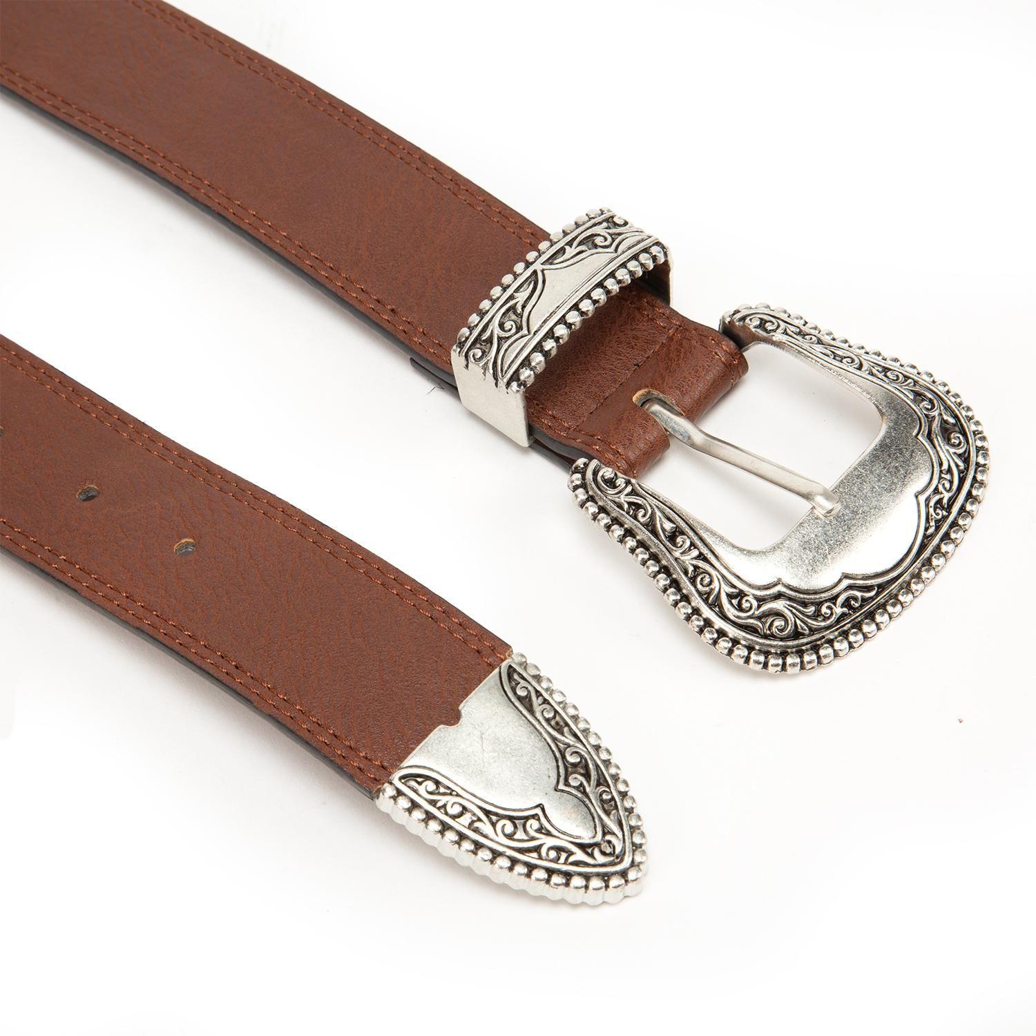 Cinturon  Ancho 40mm  Gacel  Chocolate  Cin0534-1