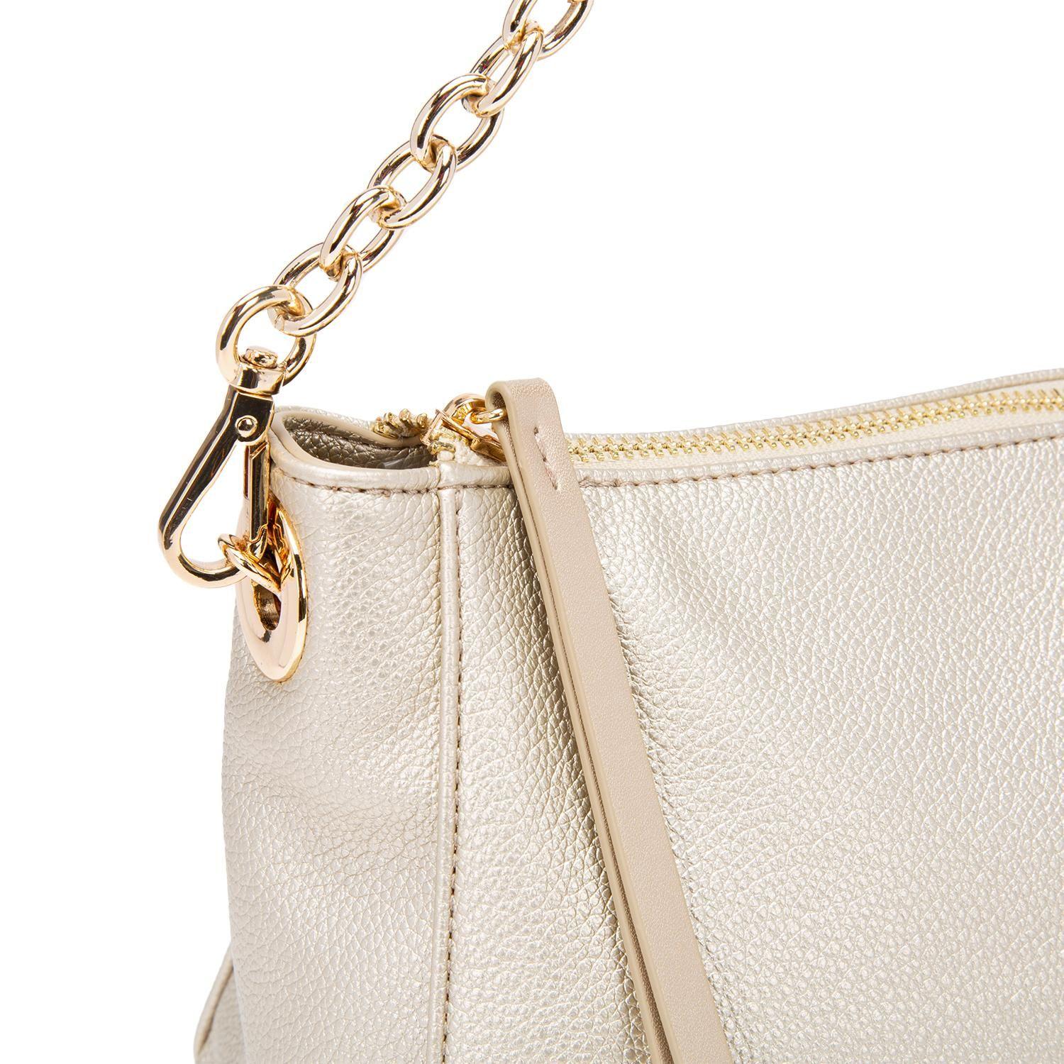 Cartera  Bandolera Grande  Gacel  Dorado  Car2987-3
