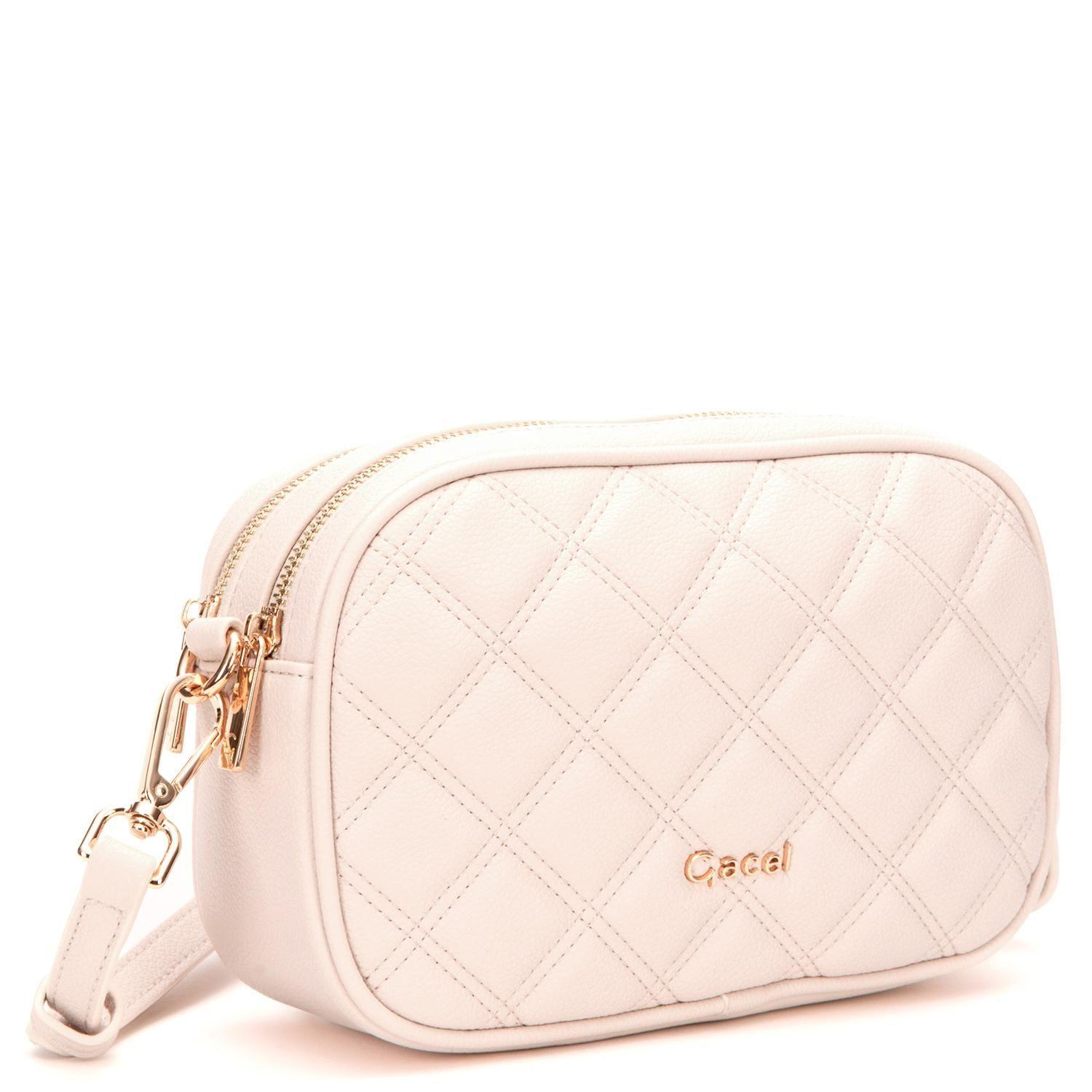 Cartera  Bandolera Grande  Gacel  Off White  Car3419-2