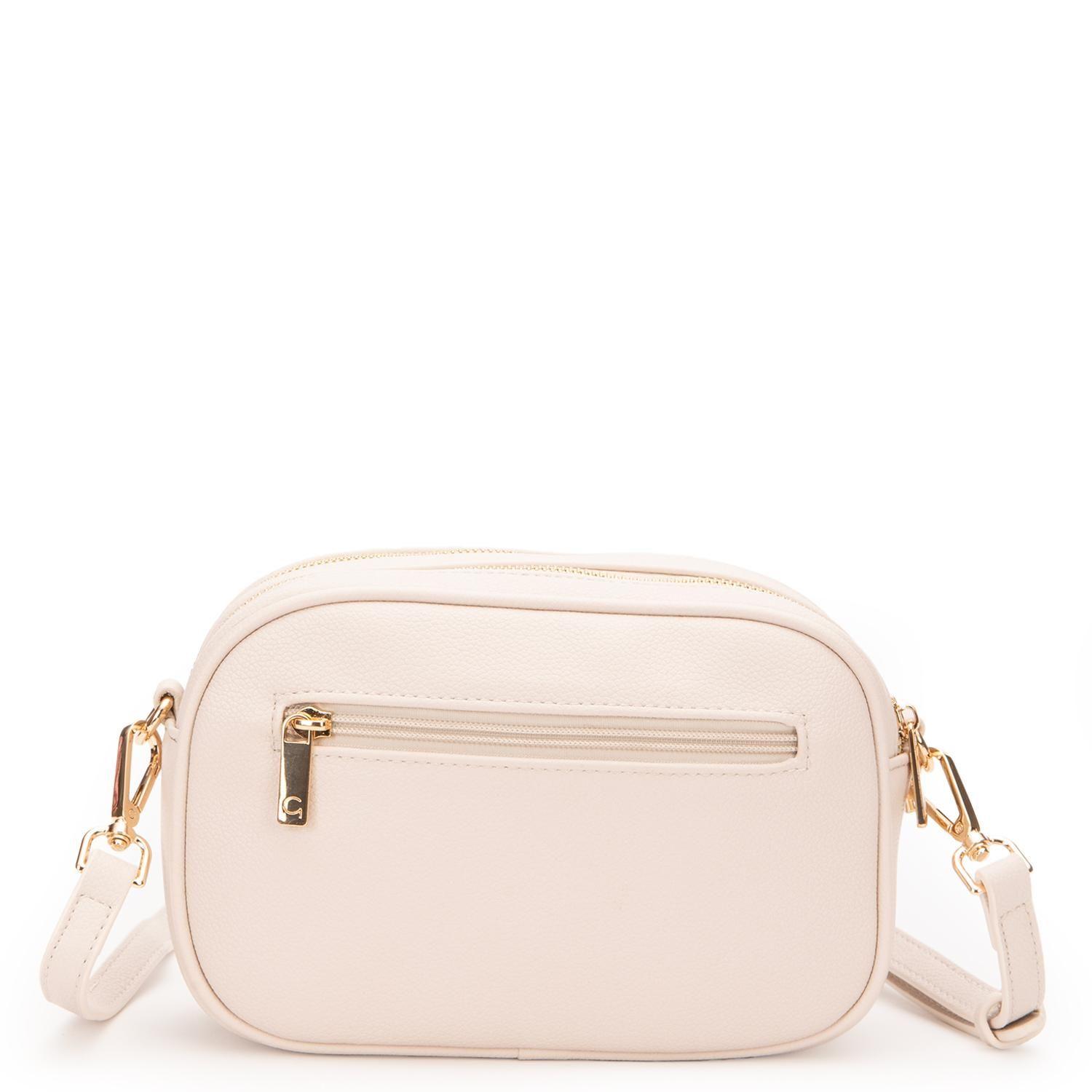 Cartera  Bandolera Grande  Gacel  Off White  Car3419-3