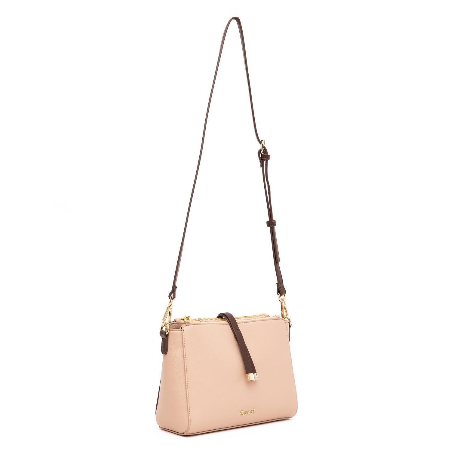 Cartera  Bandolera Grande  Gacel  Off White  Car3454-2