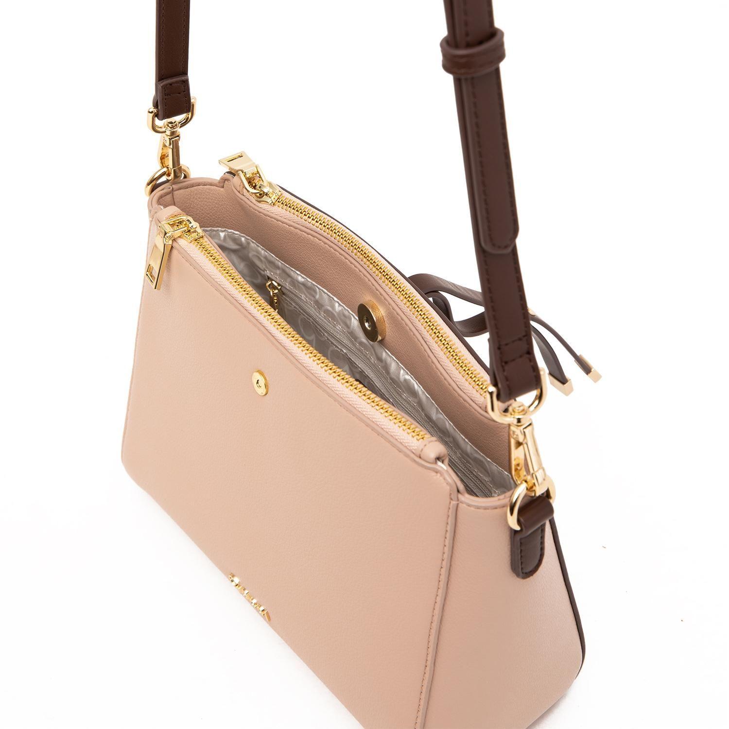 Cartera  Bandolera Grande  Gacel  Off White  Car3454-4