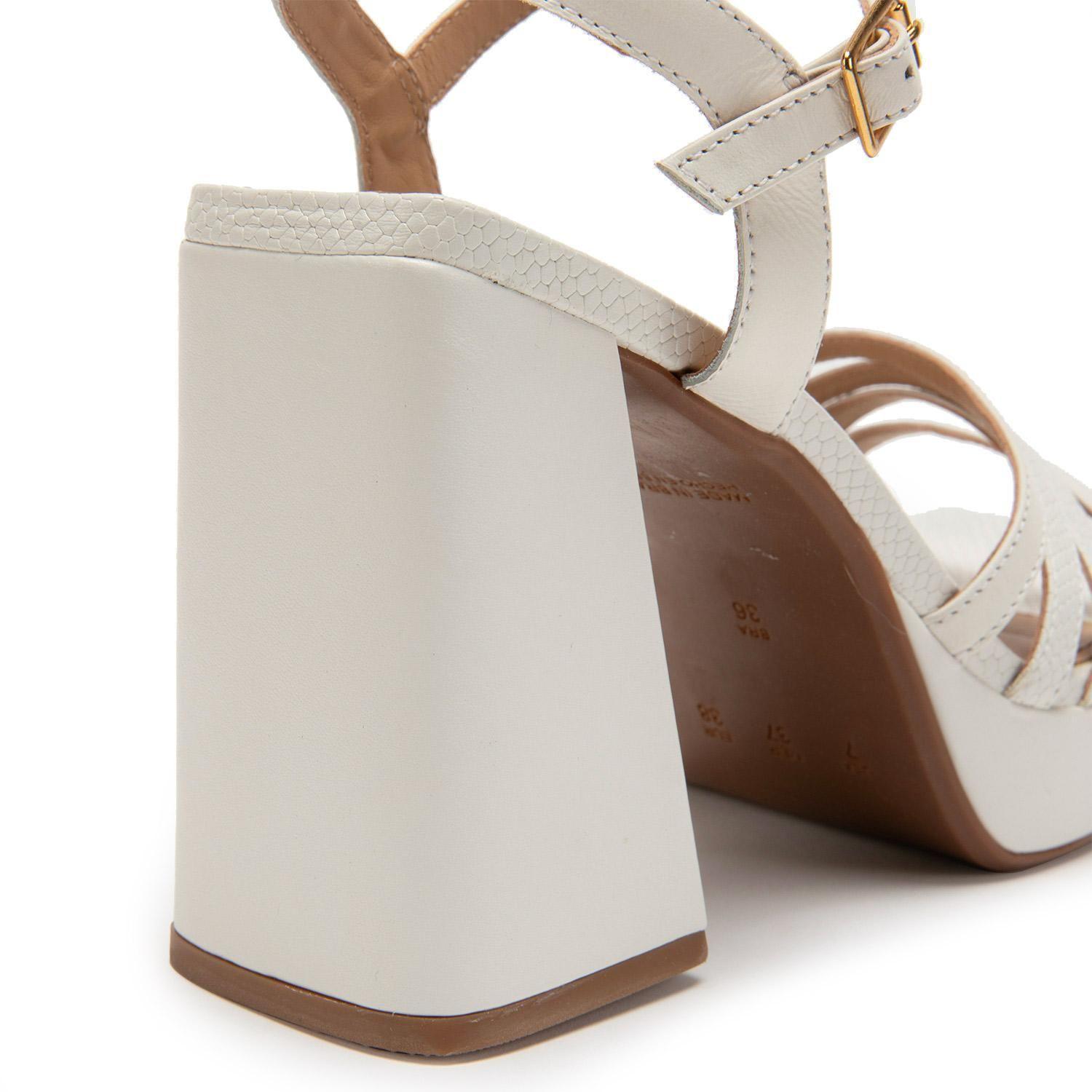 Sandalia  Athena  Gacel  Blanco  0659768-3