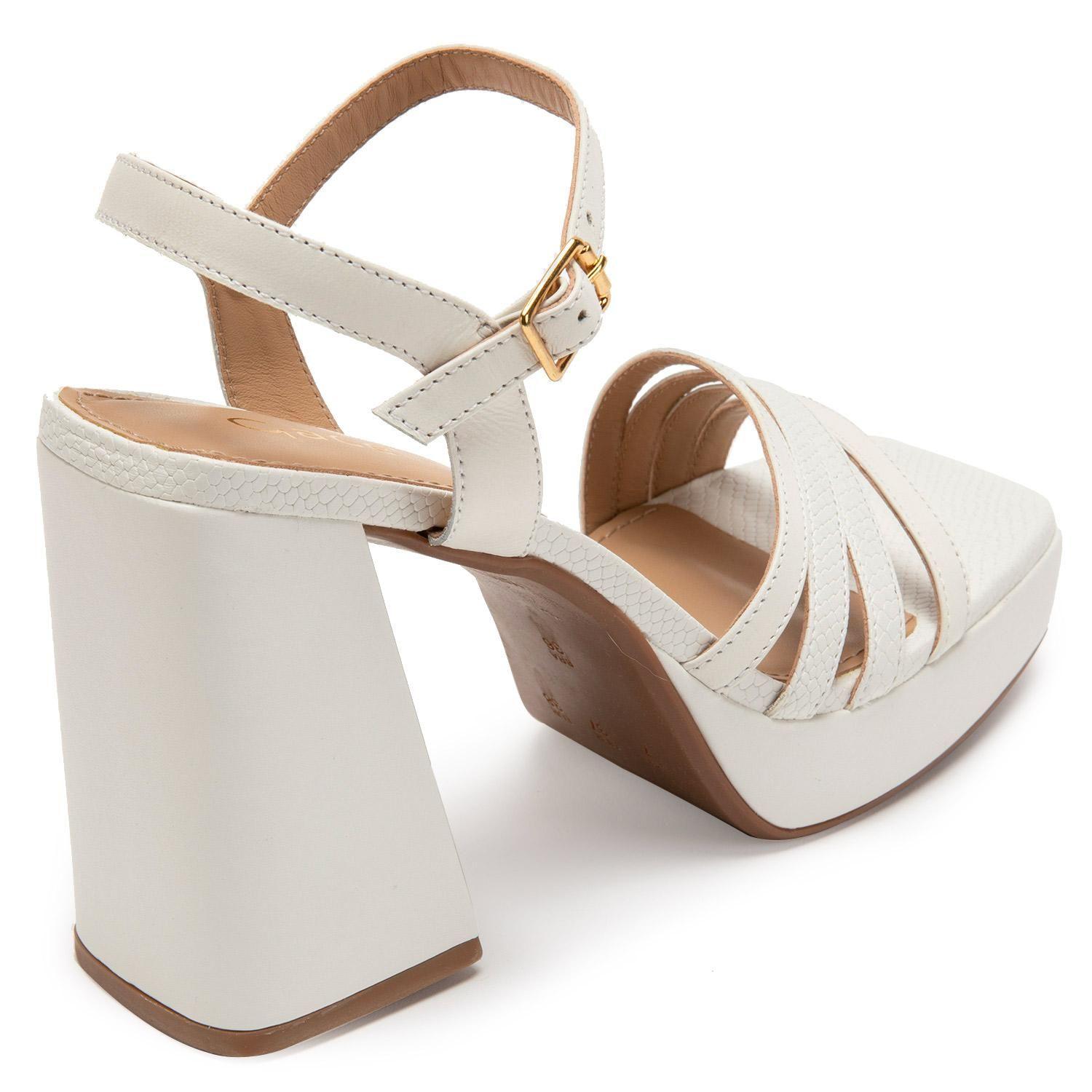 Sandalia  Athena  Gacel  Blanco  0659768-4