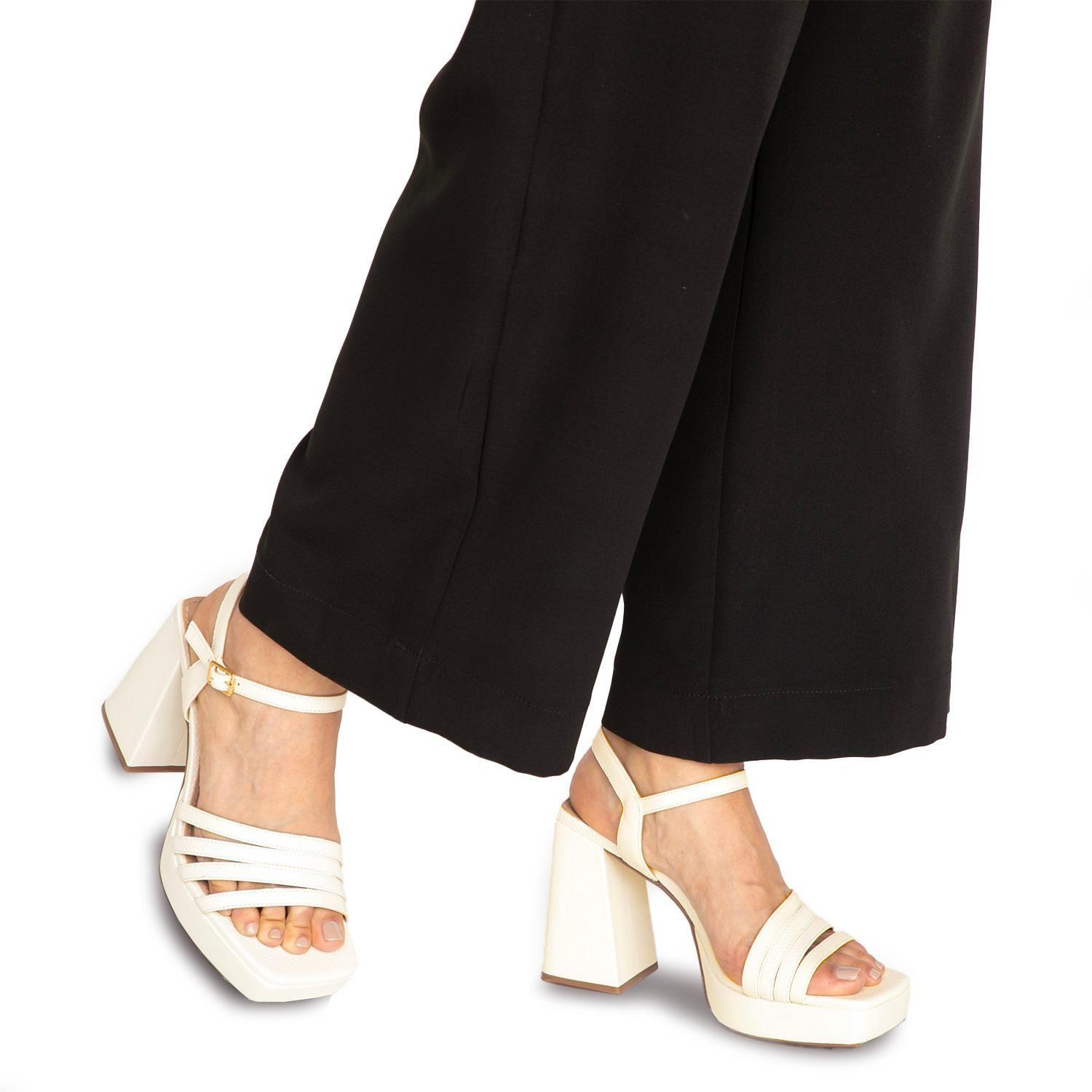 Sandalia  Athena  Gacel  Blanco  0659768-1