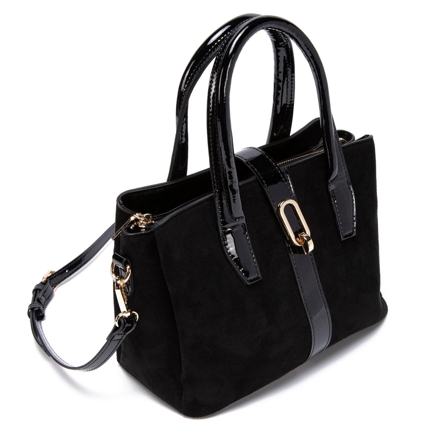 Cartera  Dos Asas Mediana  Gacel  Negro  Car2922-2