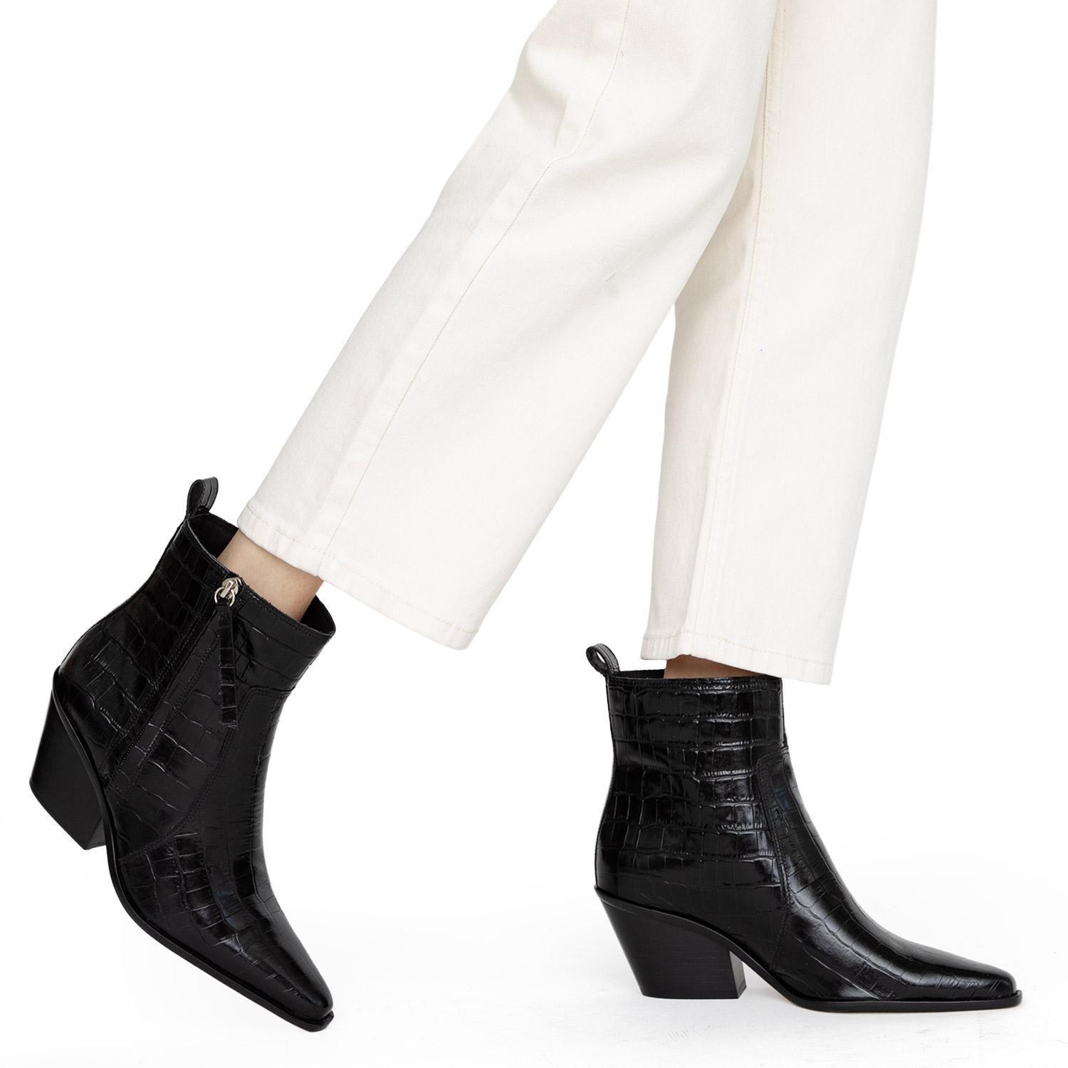Botin  Beverly  Gacel  Negro  0660715-1