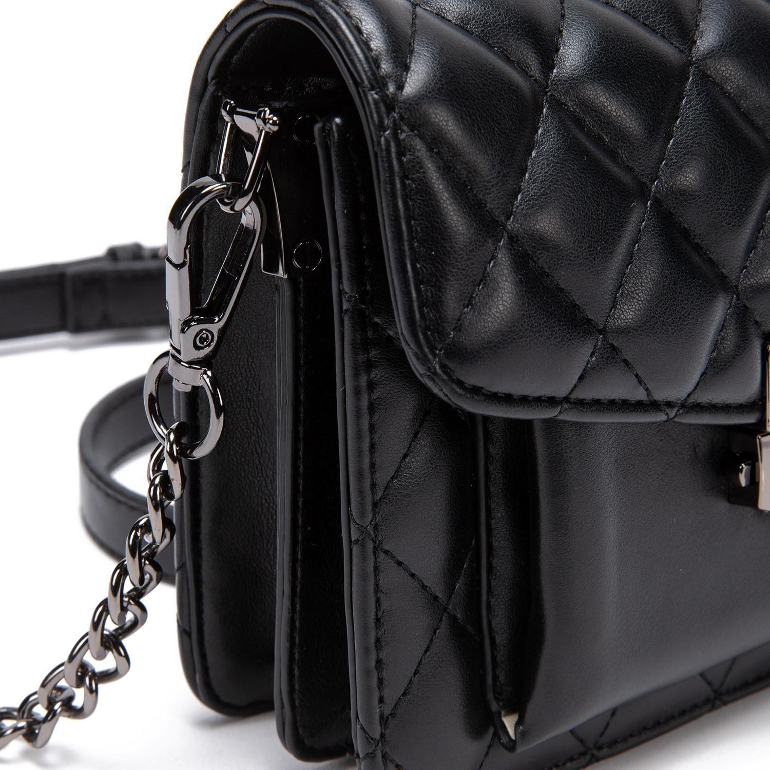 Cartera  Retro Con Tapa  Gacel  Negro  Car2850-3