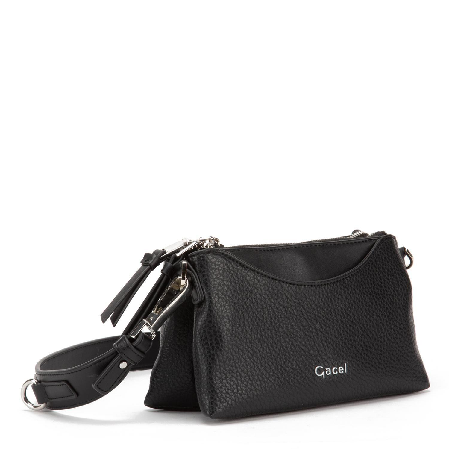 Cartera  Bandolera Pequeña  Gacel  Negro  Car3322-2