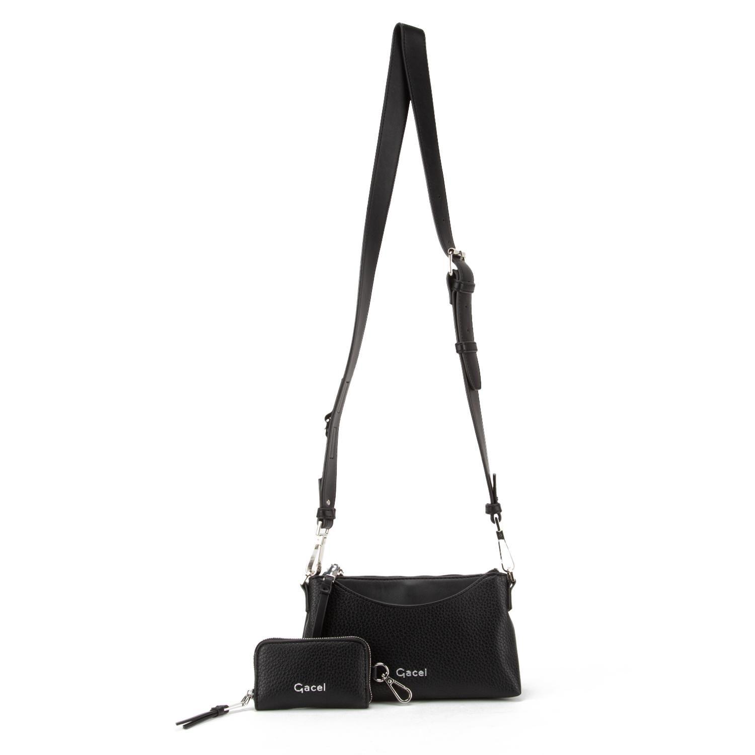 Cartera  Bandolera Pequeña  Gacel  Negro  Car3322-5