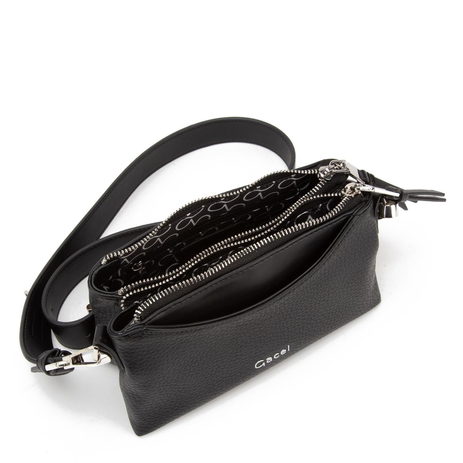 Cartera  Bandolera Pequeña  Gacel  Negro  Car3322-6