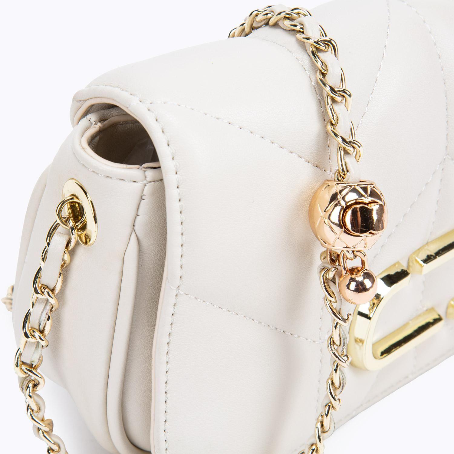 Cartera  Retro Con Tapa Pequeña  Gacel  Off White  Car3234-4