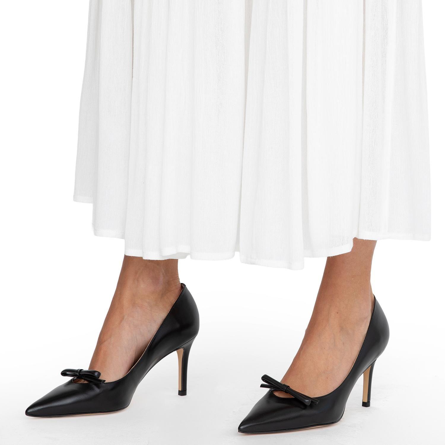 Zapato de cuero mujer Gacel negro Monica-1