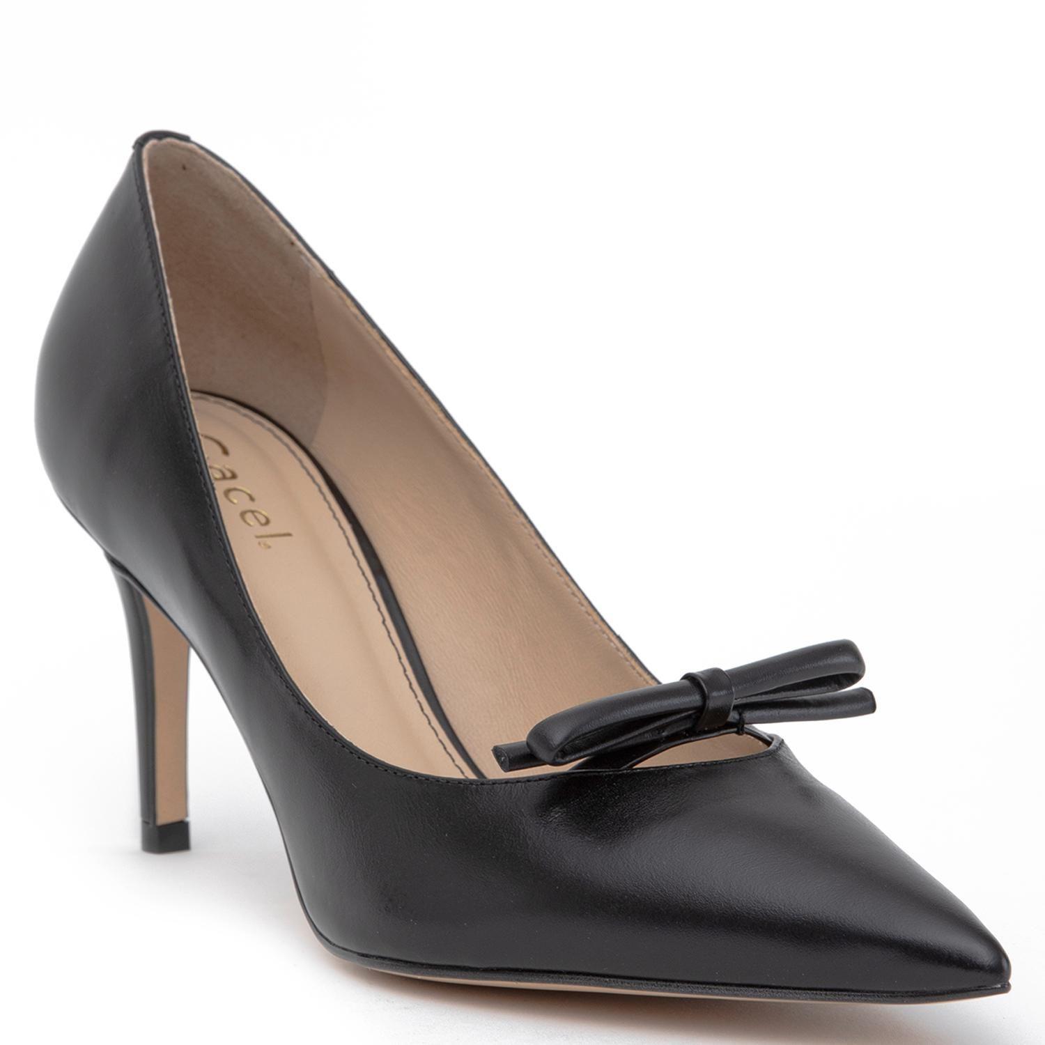 Zapato de cuero mujer Gacel negro Monica-2