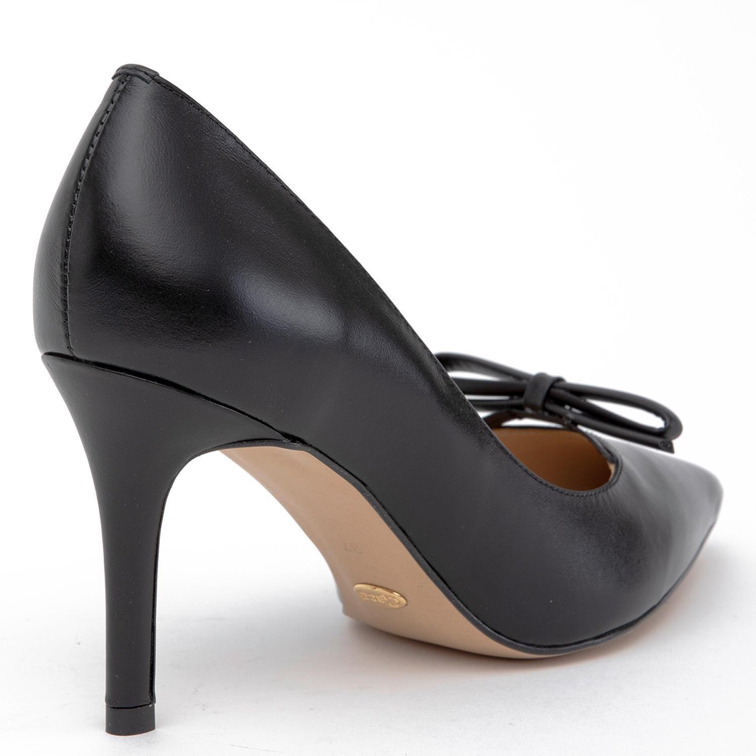 Zapato de cuero mujer Gacel negro Monica-4