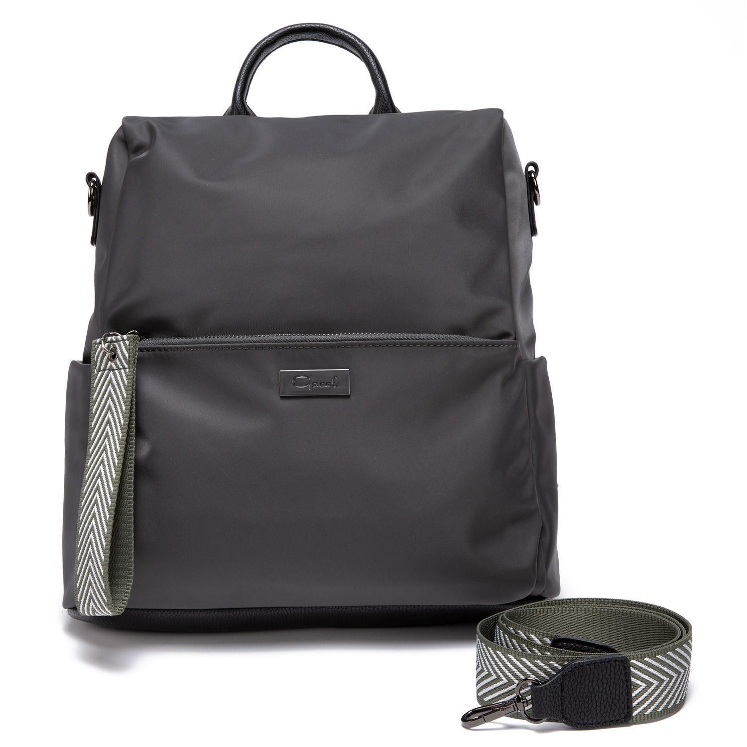 Mochila  Grande  Gacel  Grafito  Car2947-0