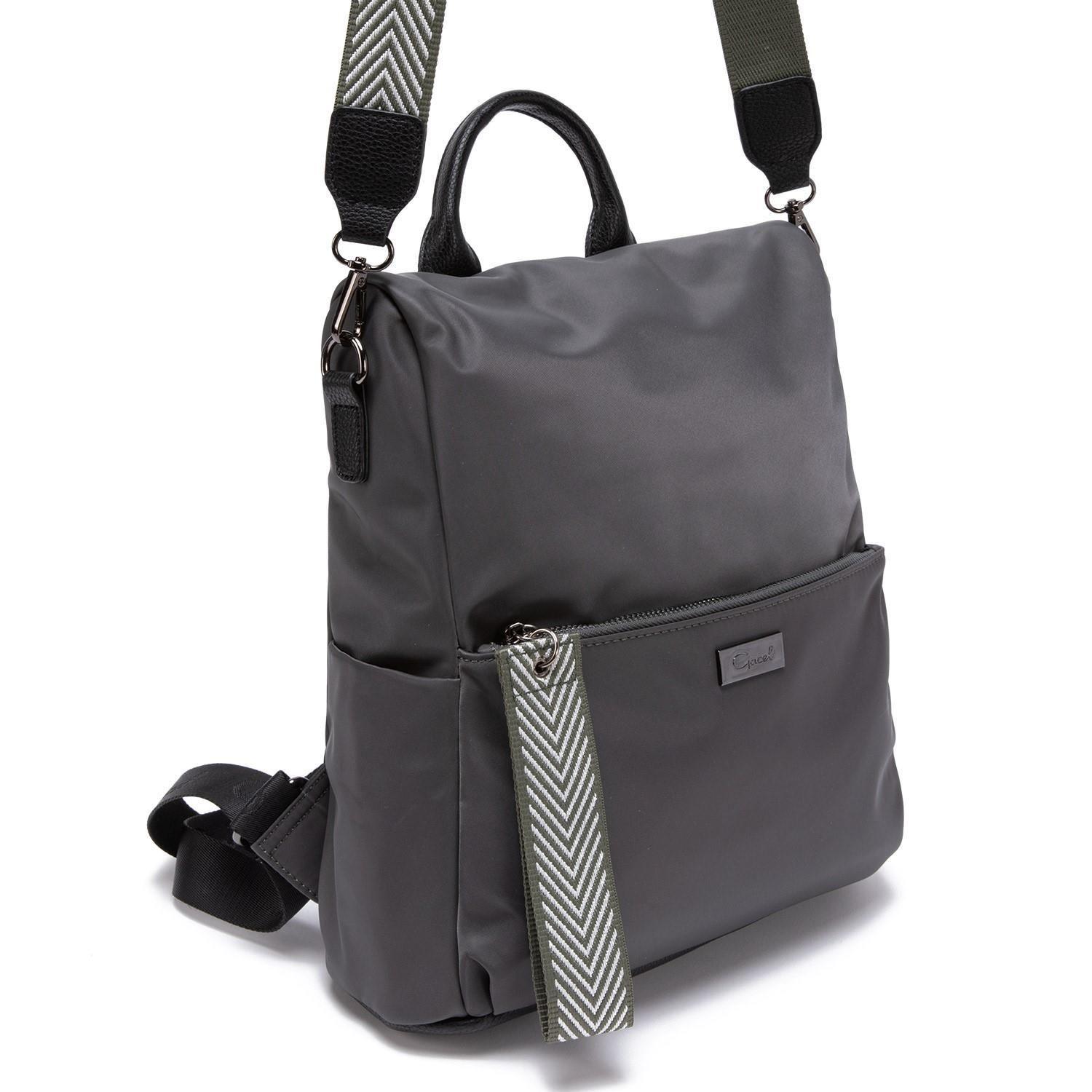 Mochila  Grande  Gacel  Grafito  Car2947-2