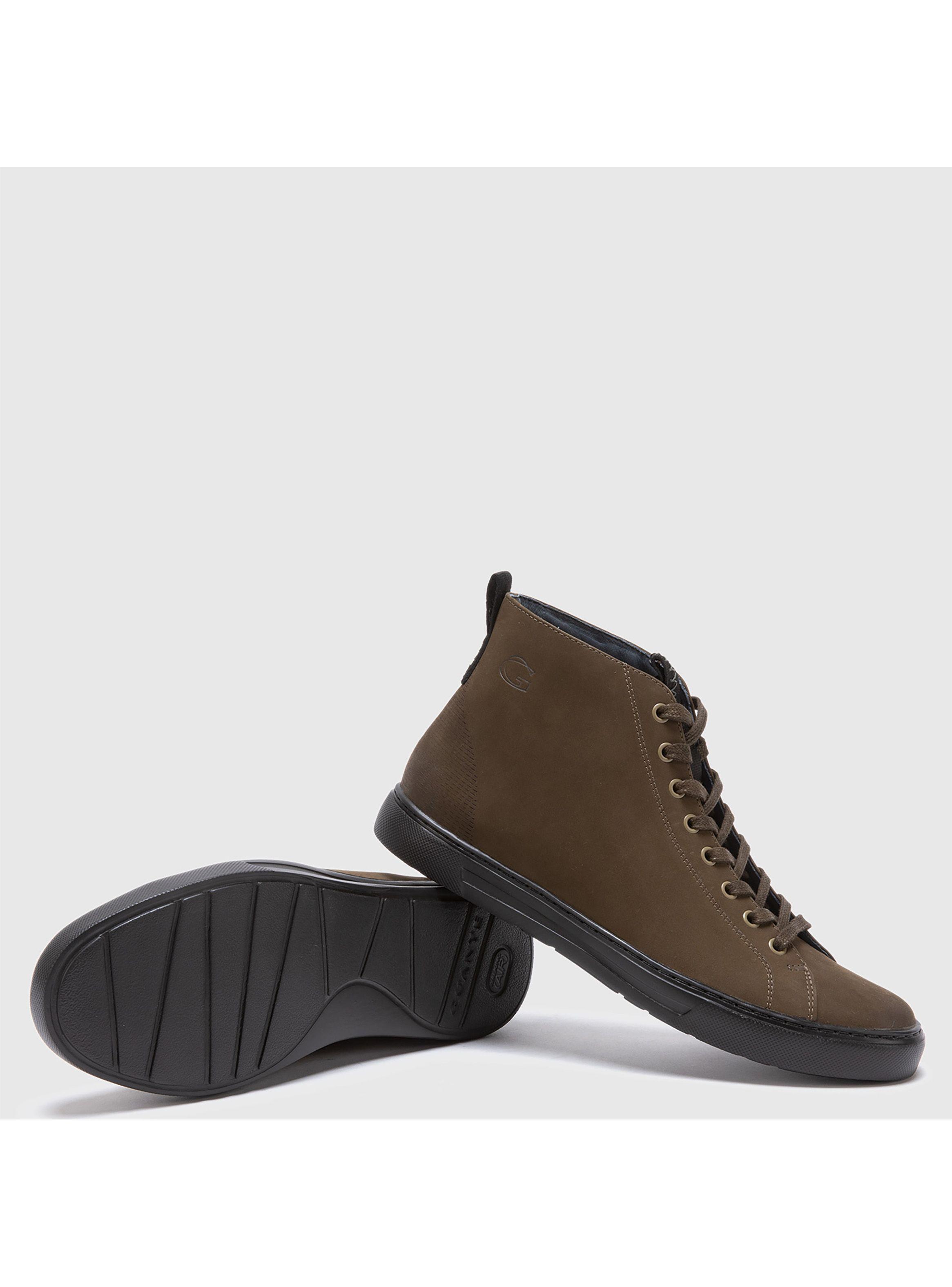 Zapatilla Caña Alta  Tokio  Guante  Olivo  0035216-2