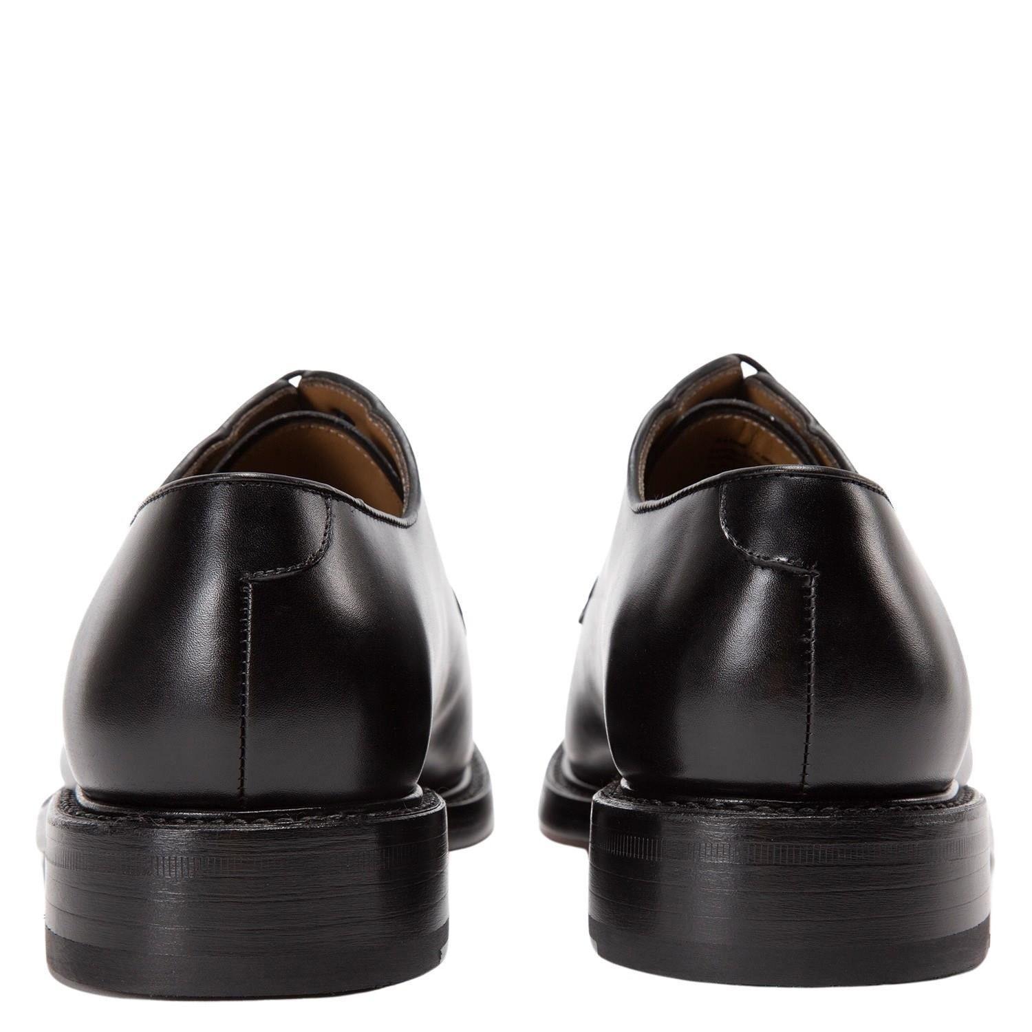 Zapato de cuero hombre Guante negro Suela Punteado-5
