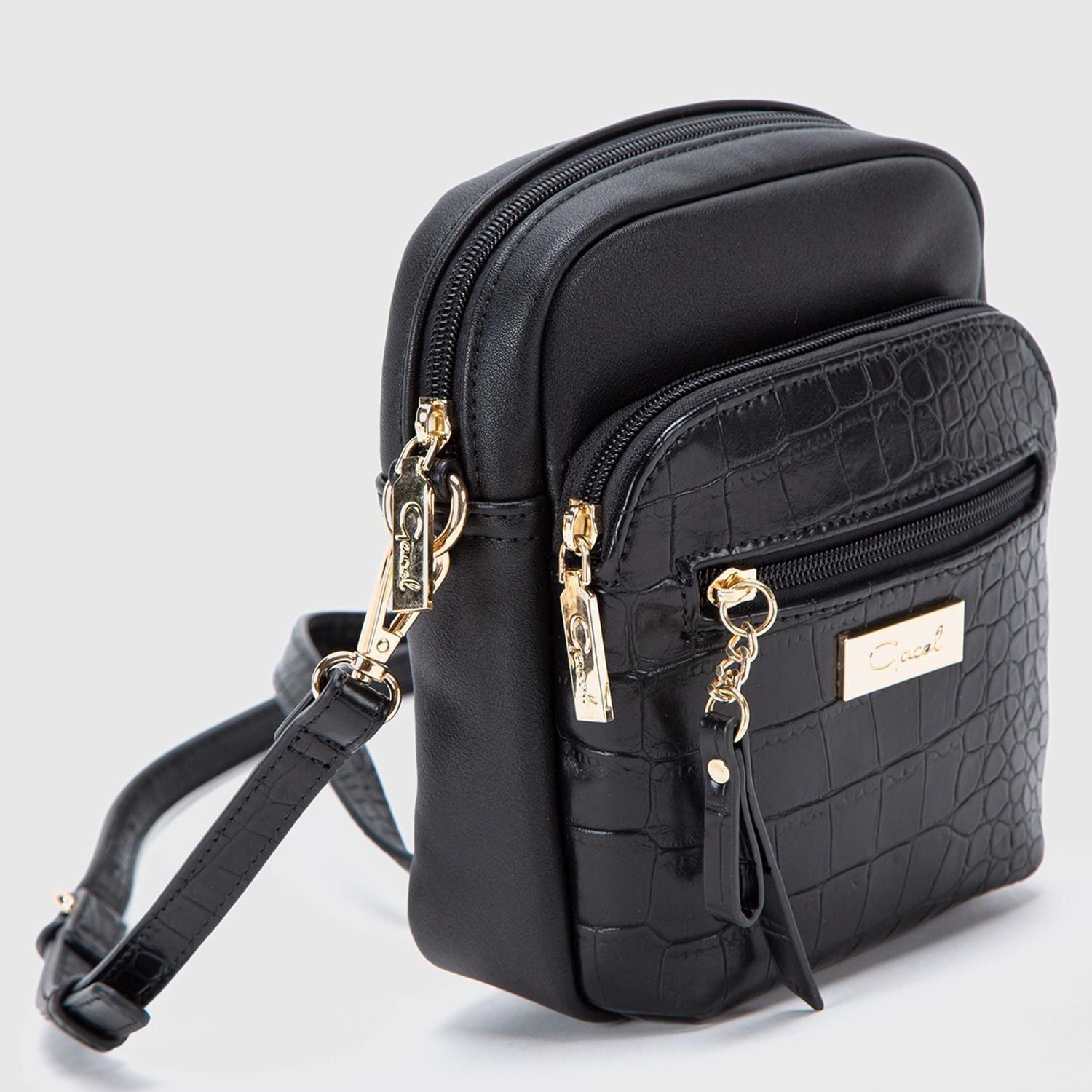 Cartera  Sf  Gacel  Negro  Car2760-2