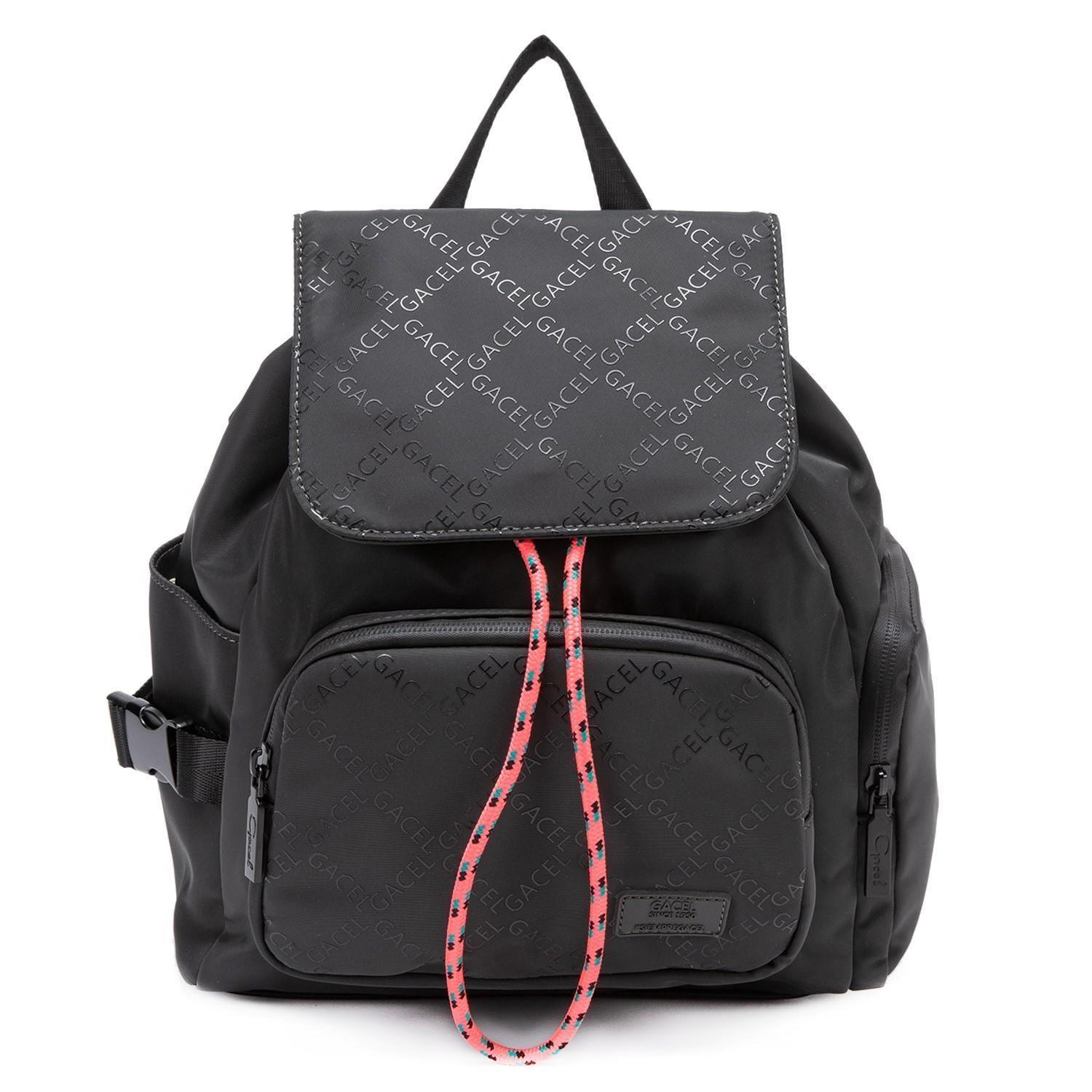 Mochila  Grande  Gacel  Grafito  Car2859-0