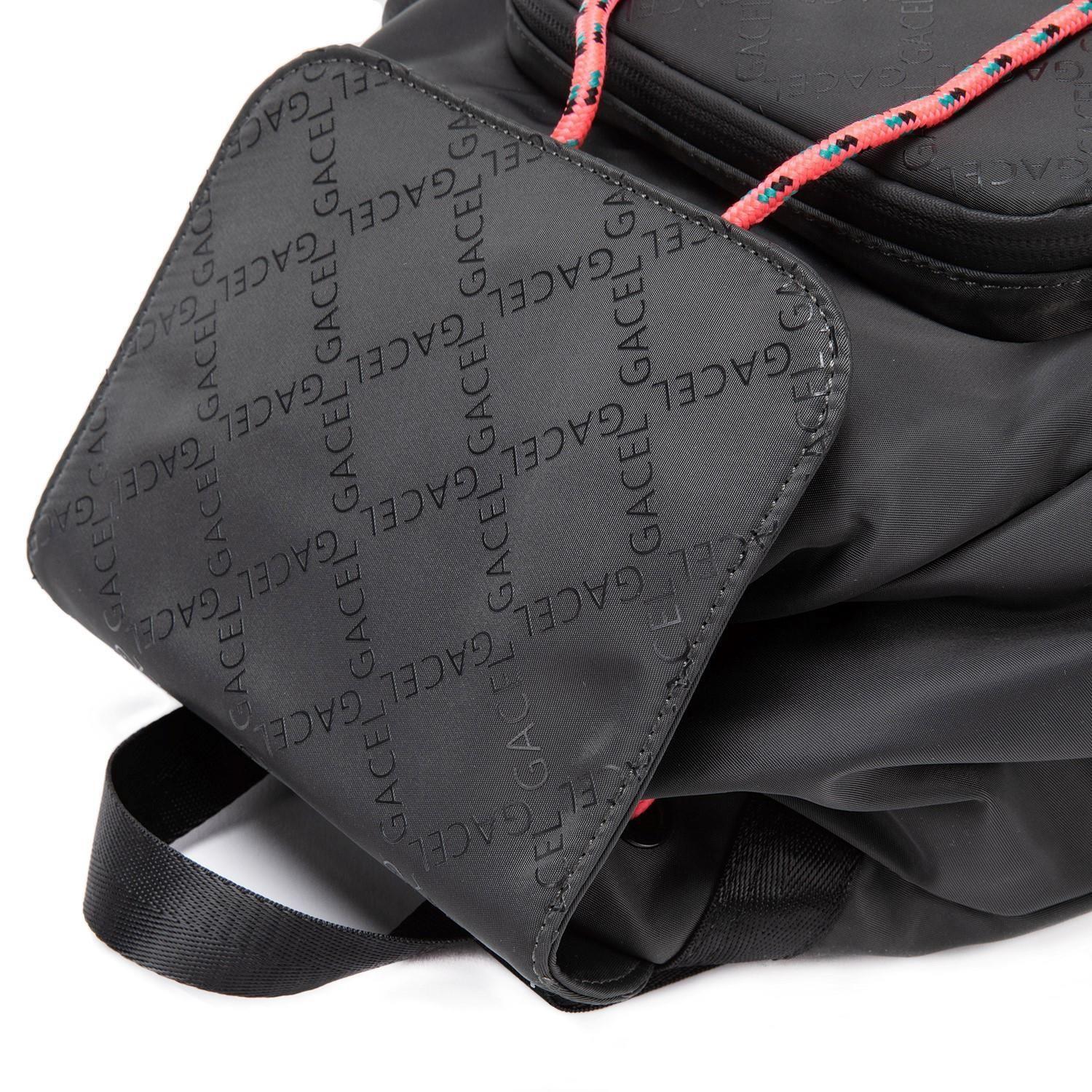 Mochila  Grande  Gacel  Grafito  Car2859-3