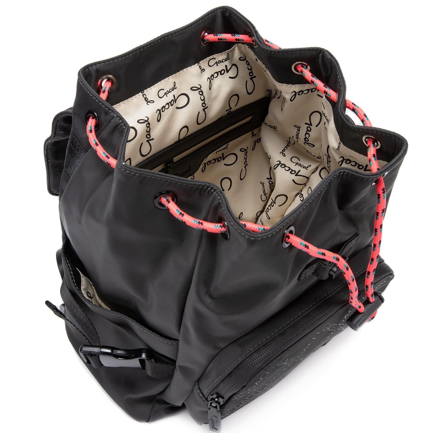 Mochila  Grande  Gacel  Grafito  Car2859-4