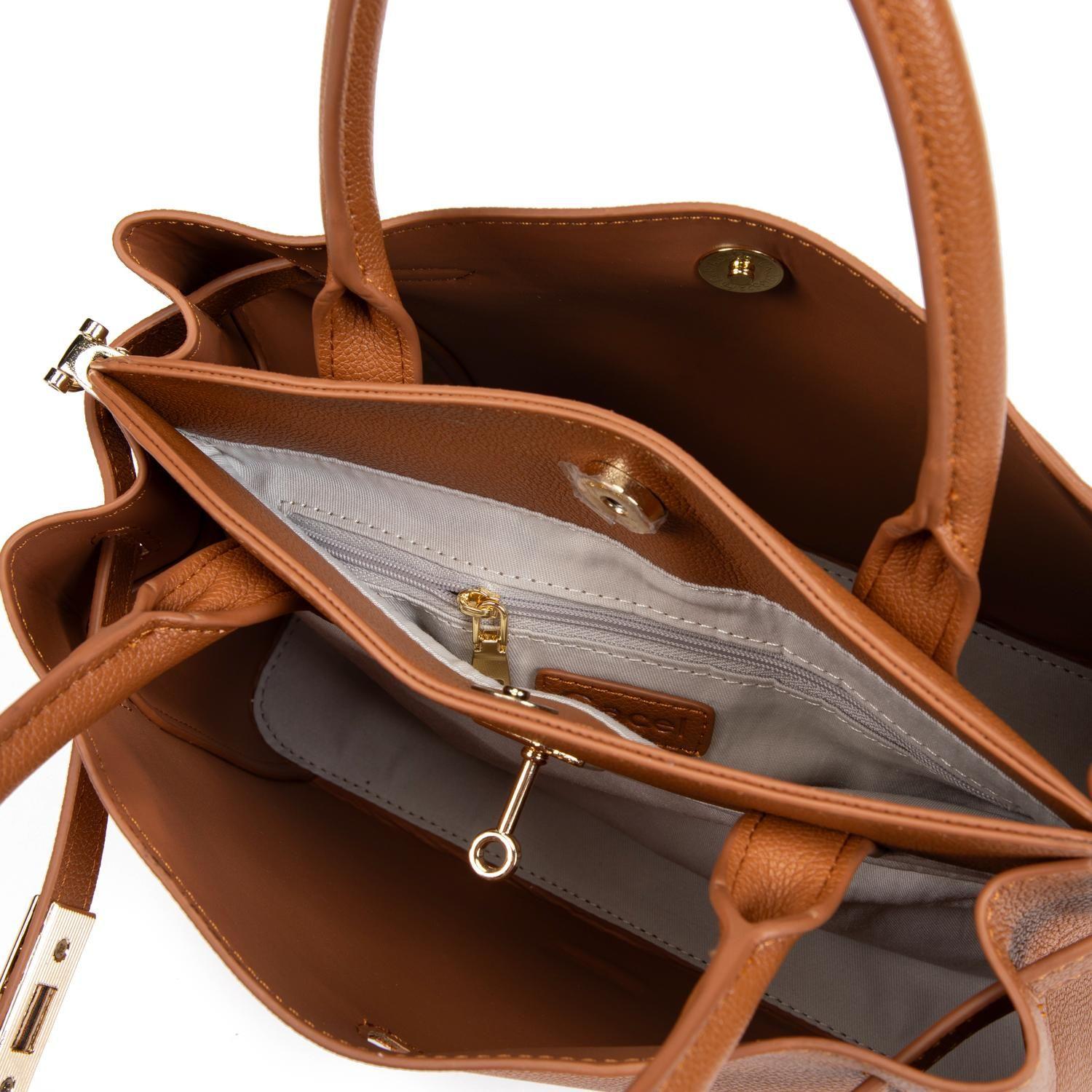 Cartera  Dos Asa Pe  Gacel  Camel  Car3228-4