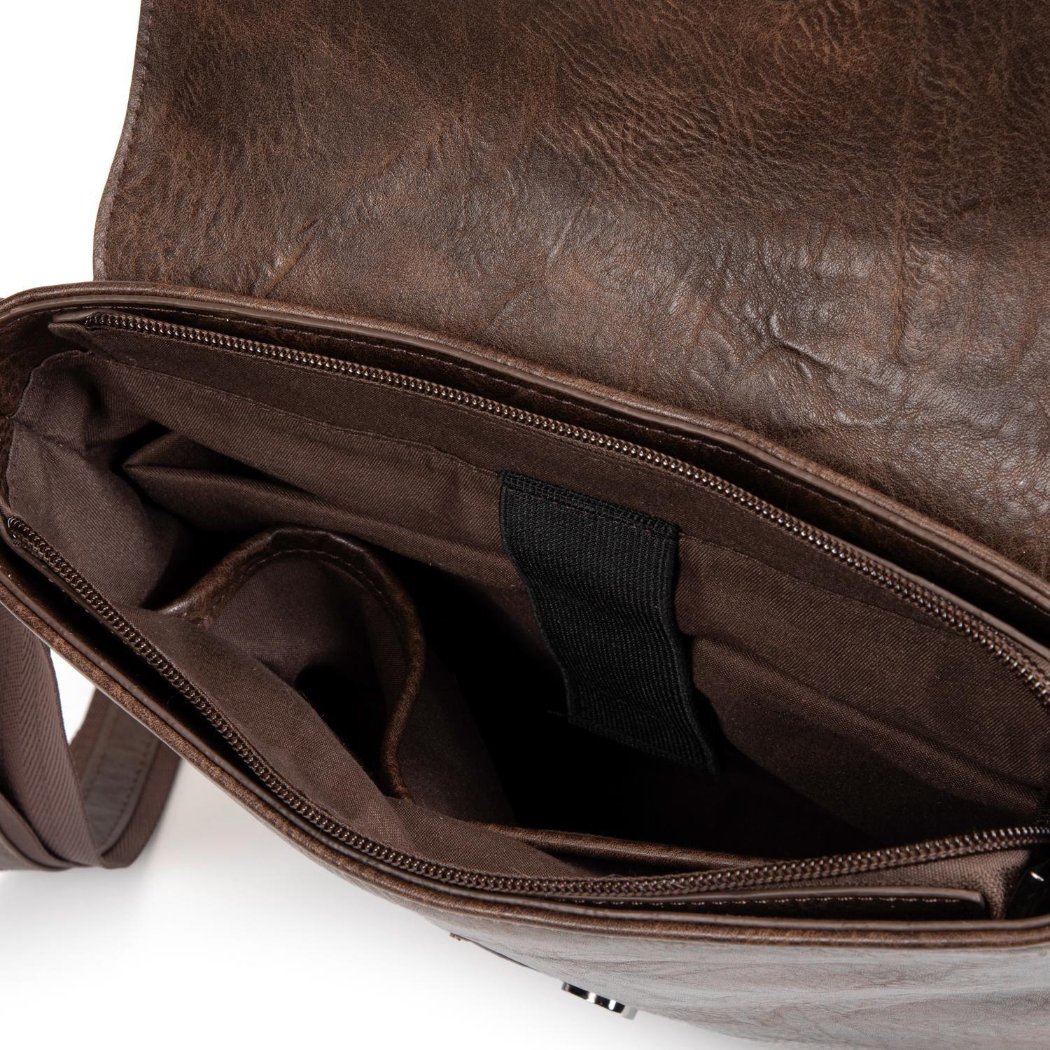 Bolso  Morral  Guante  Chocolate  Mp292-5
