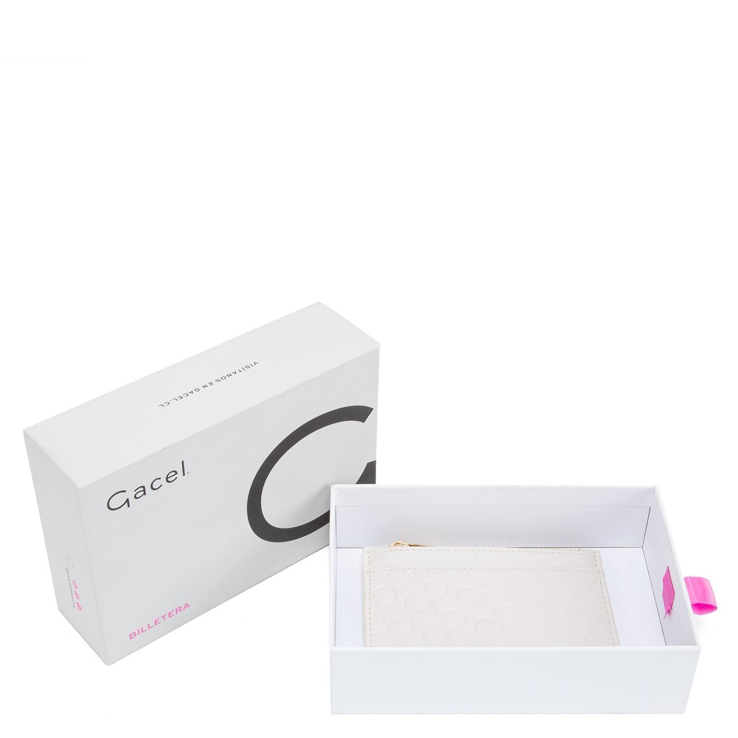 Billetera  Tarjetero  Gacel  Off White  Bil0430-2