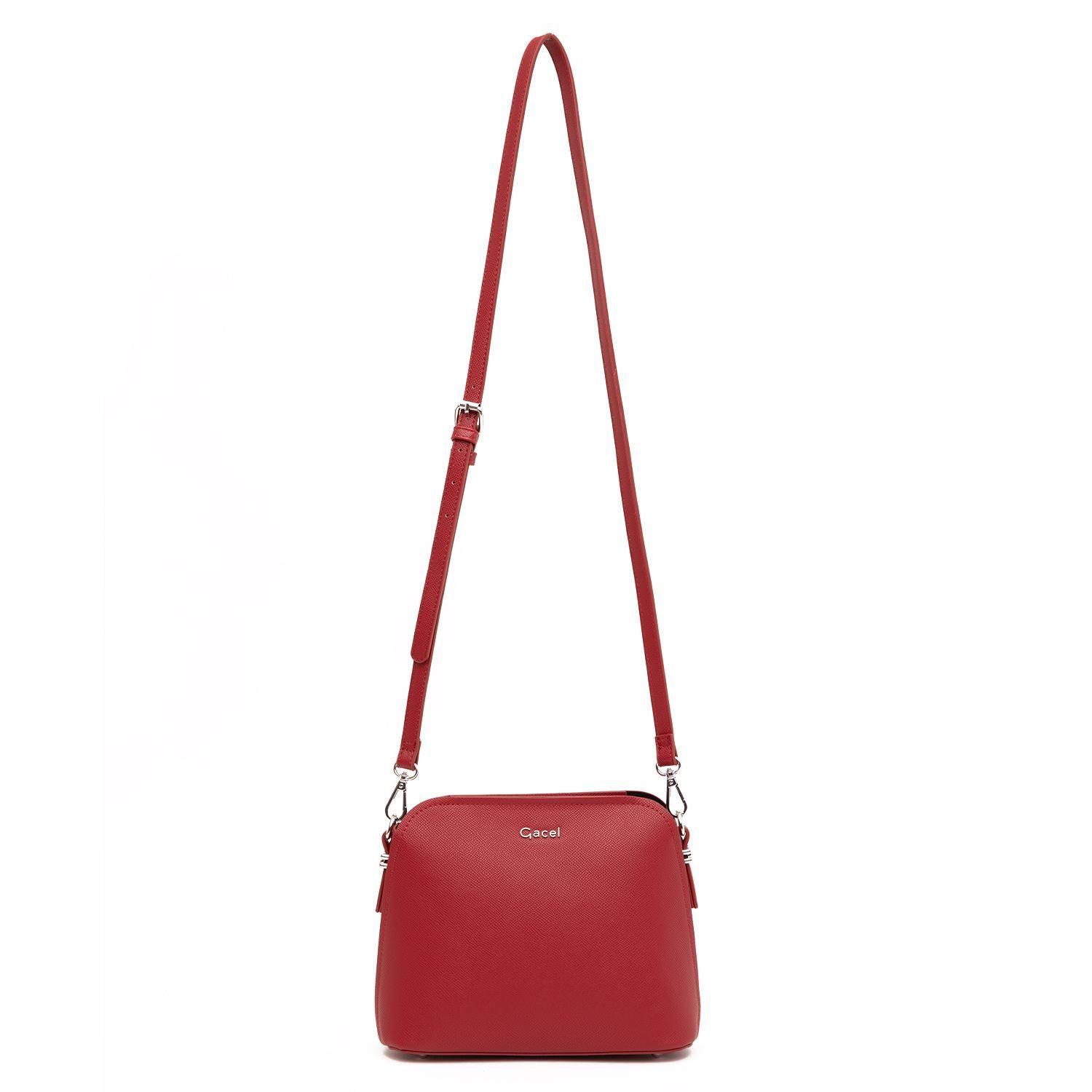 Cartera Bandolera Grande Gacel Rojo Car3410 Gacel | Paris.cl