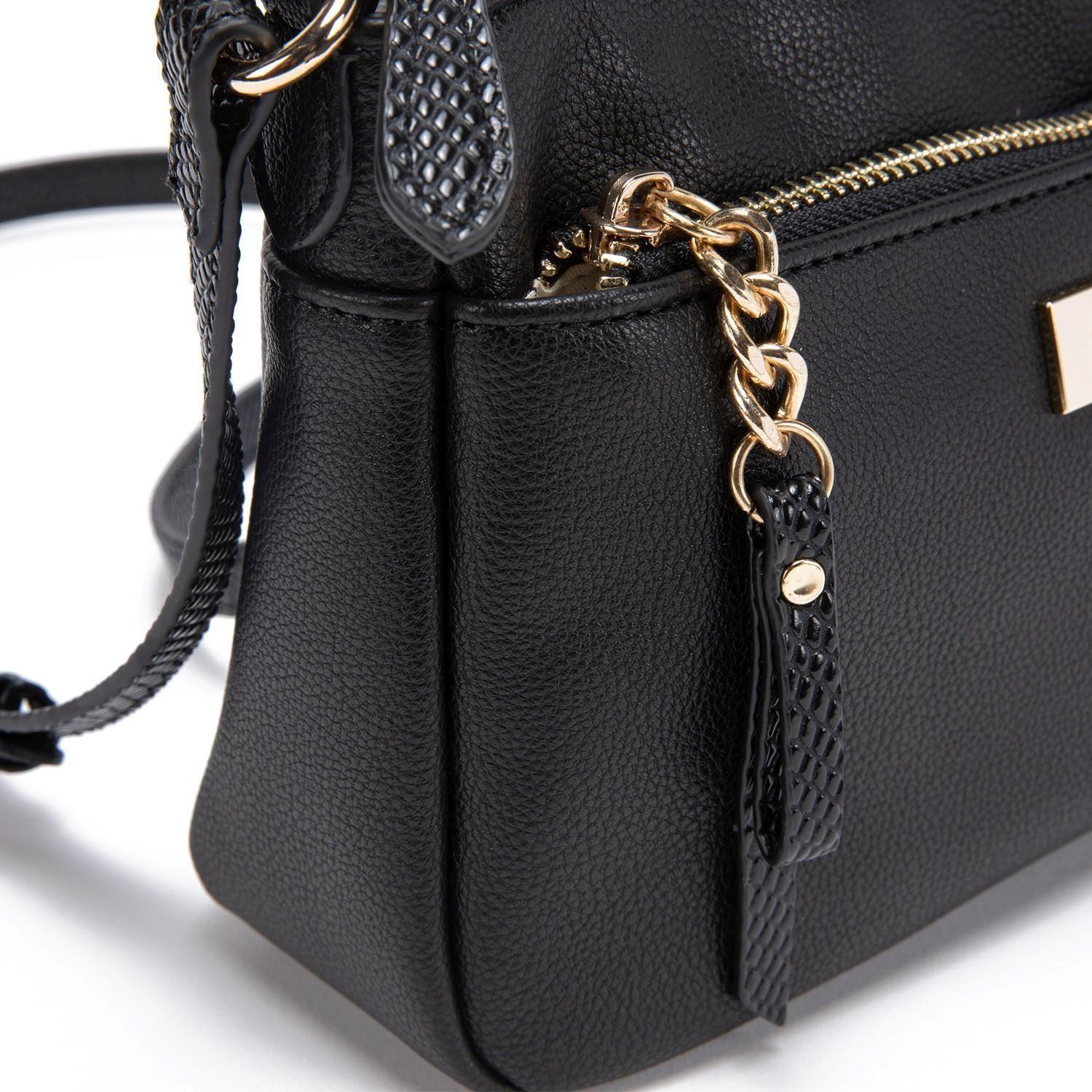 Cartera  Bandolera Pequeña  Gacel  Negro  Car2886-3