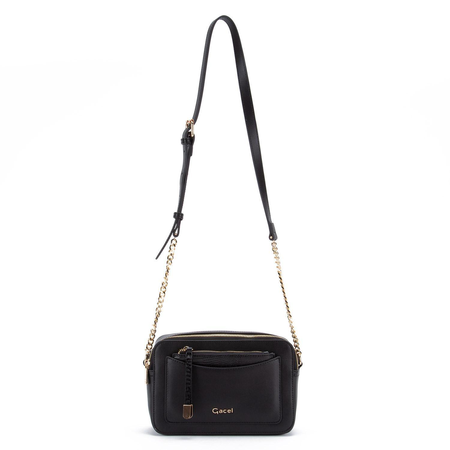 Cartera  Bandolera Grande  Gacel  Negro  Car3301-5