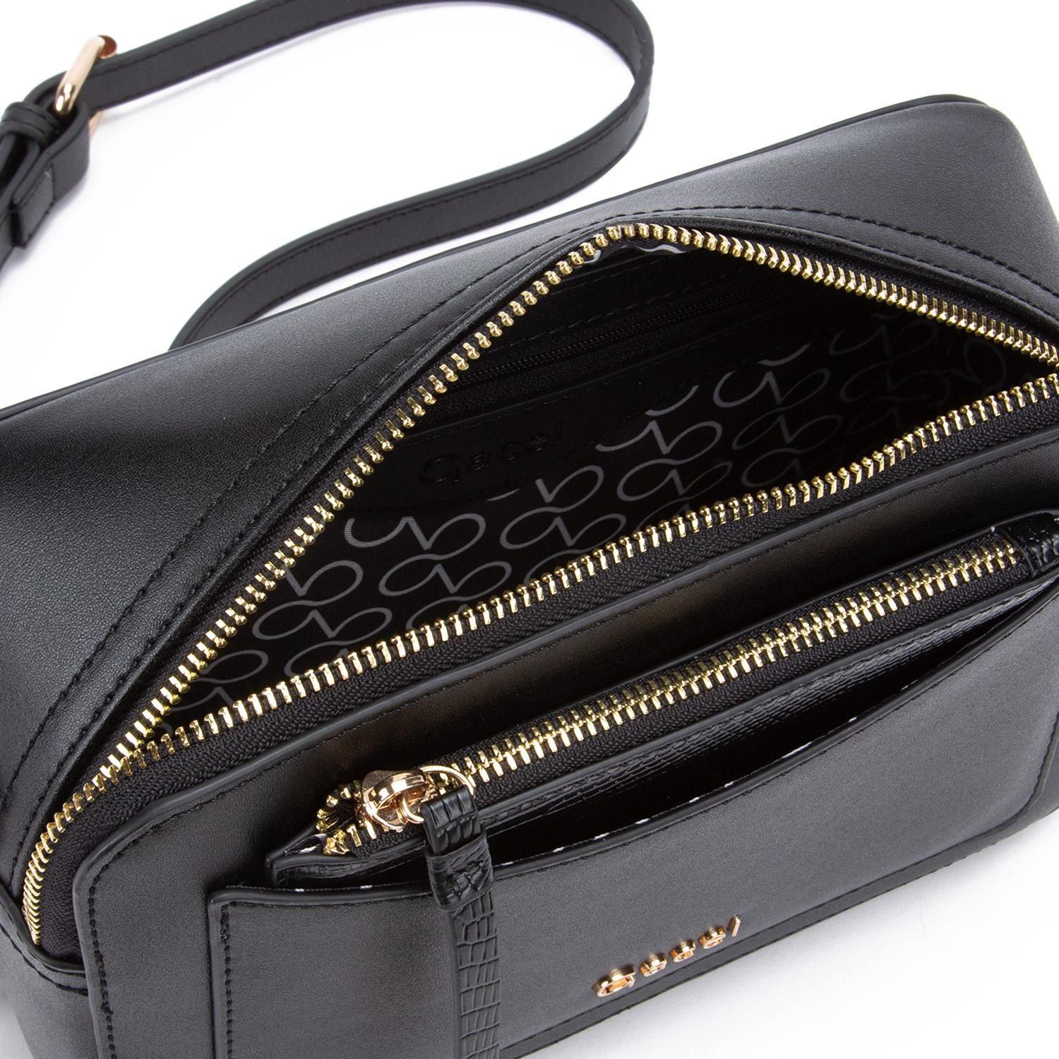 Cartera  Bandolera Grande  Gacel  Negro  Car3301-6