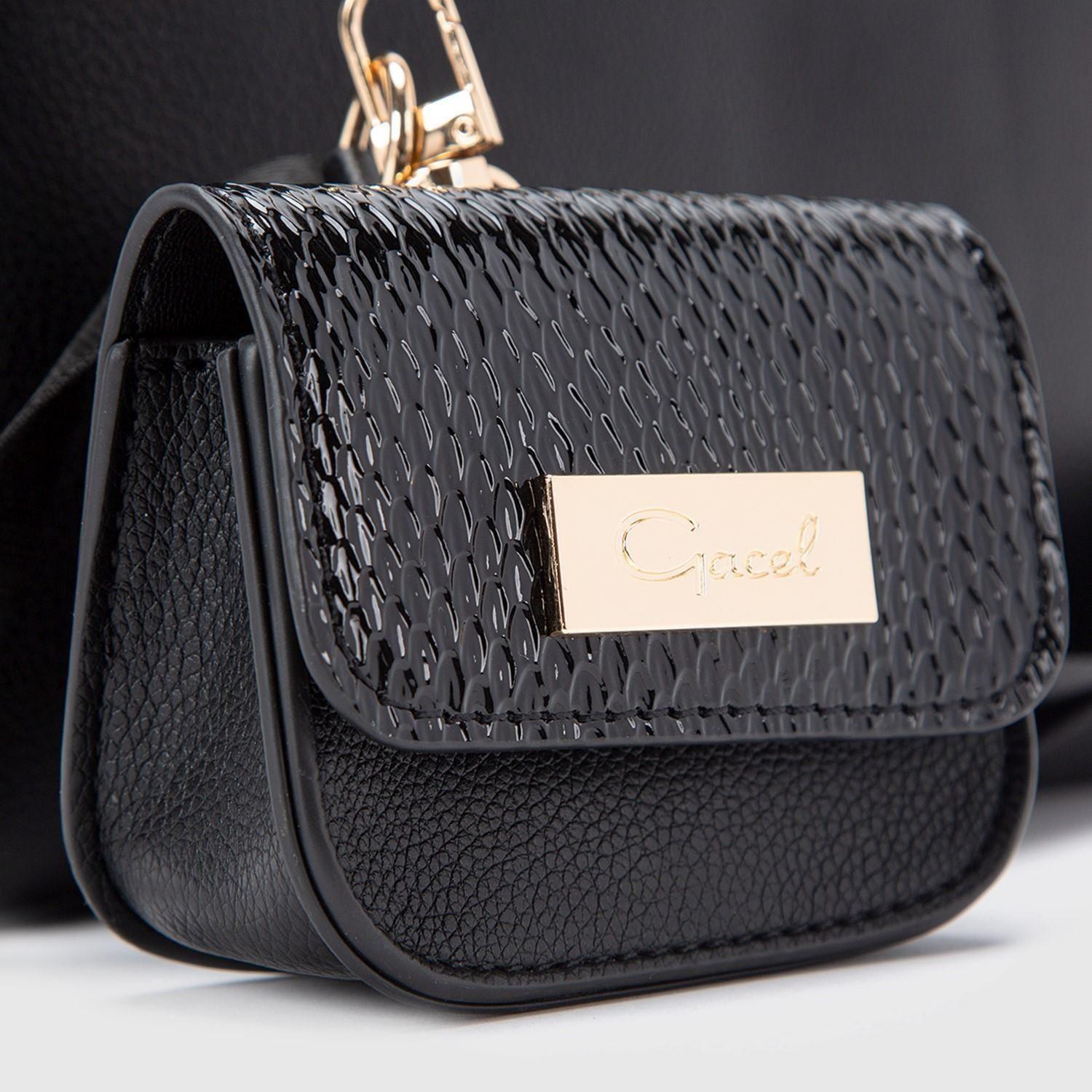 Cartera  Sf  Gacel  Negro  Car2745-3