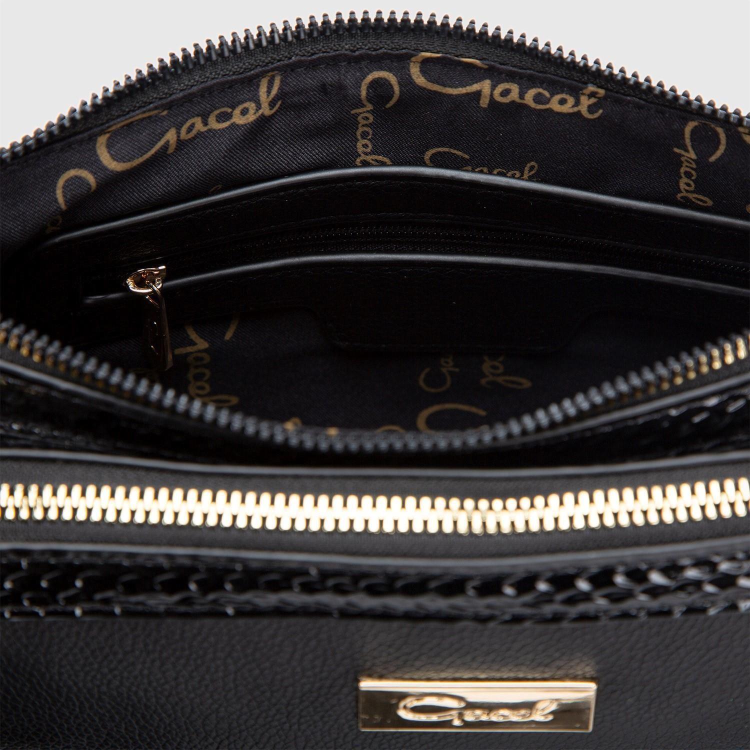 Cartera  Sf  Gacel  Negro  Car2745-4