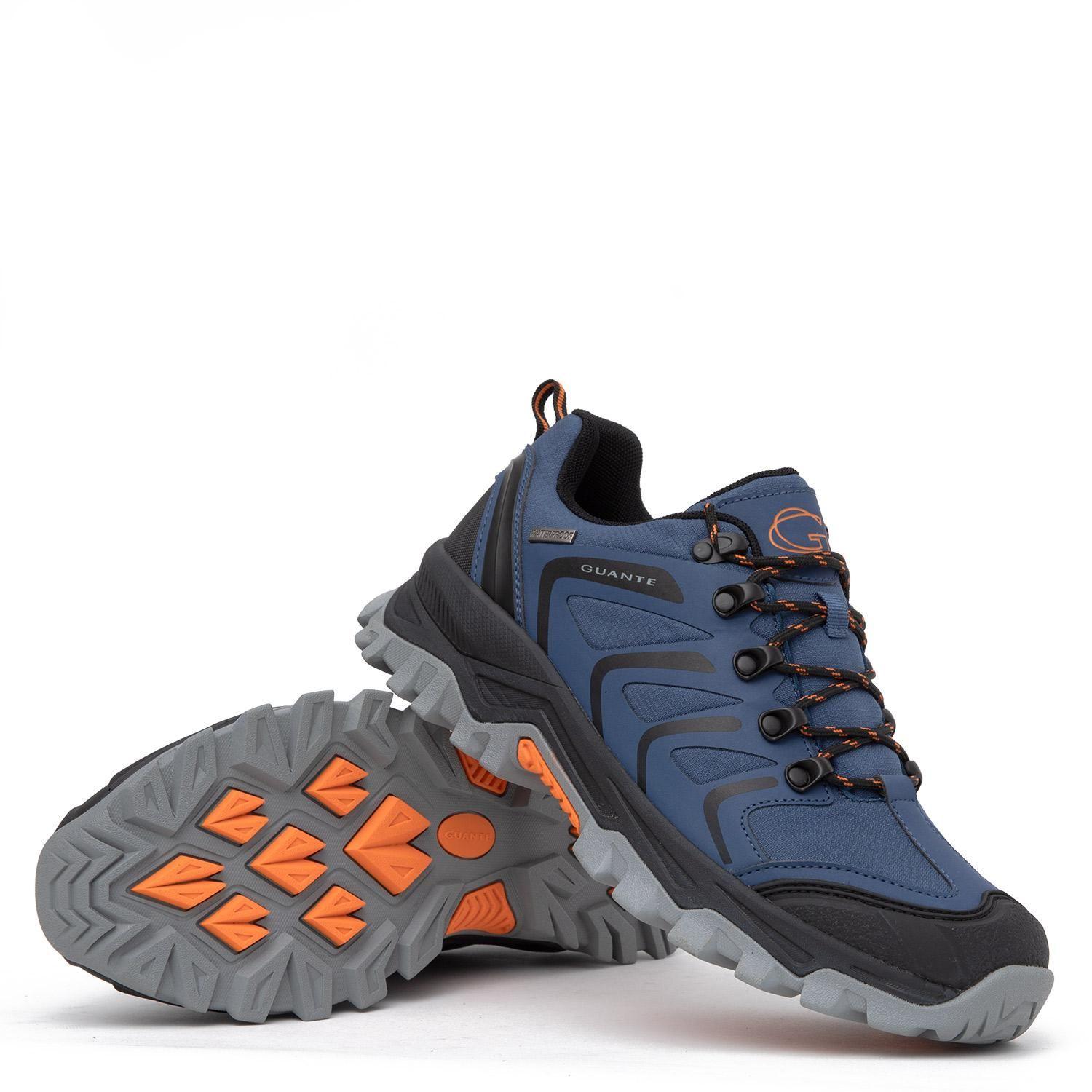 Zapatilla Outdoor hombre Guante azul Castro-3