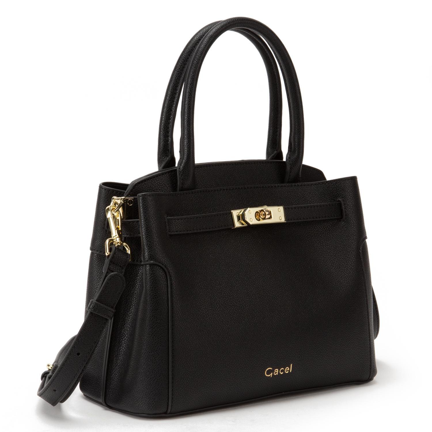 Cartera  Dos Asas Pequeña  Gacel  Negro  Car3291-2