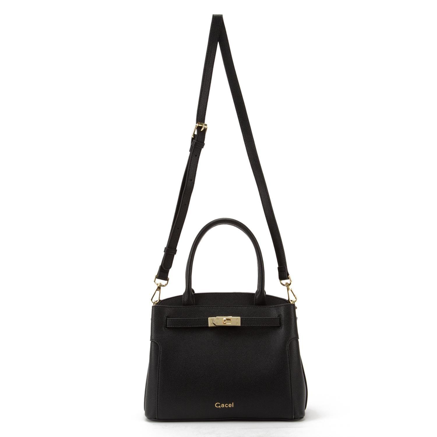 Cartera  Dos Asas Pequeña  Gacel  Negro  Car3291-5