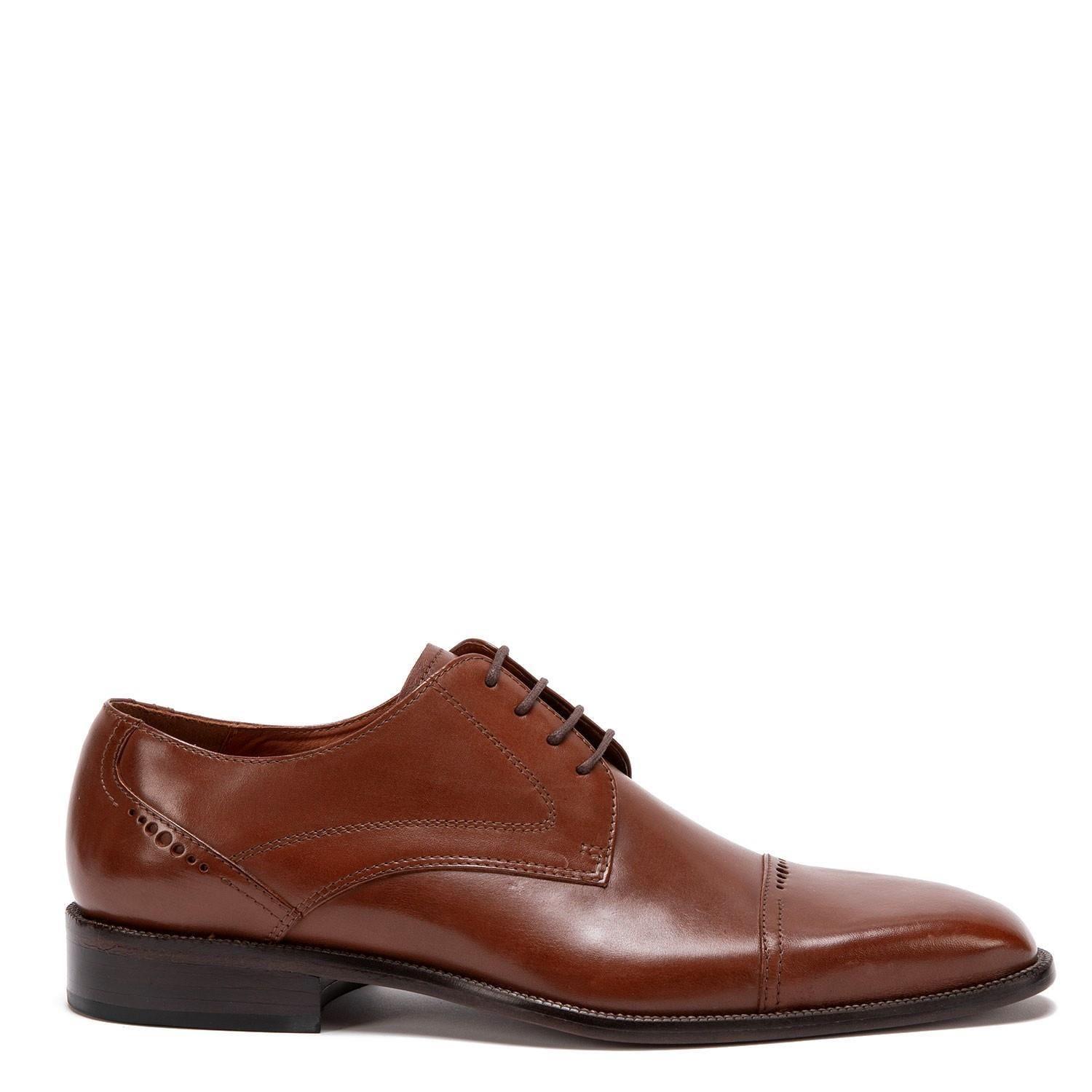 Zapato de cuero hombre Guante brandy Suela-0