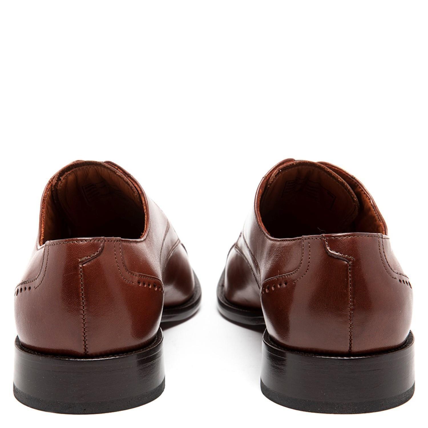 Zapato de cuero hombre Guante brandy Suela-5