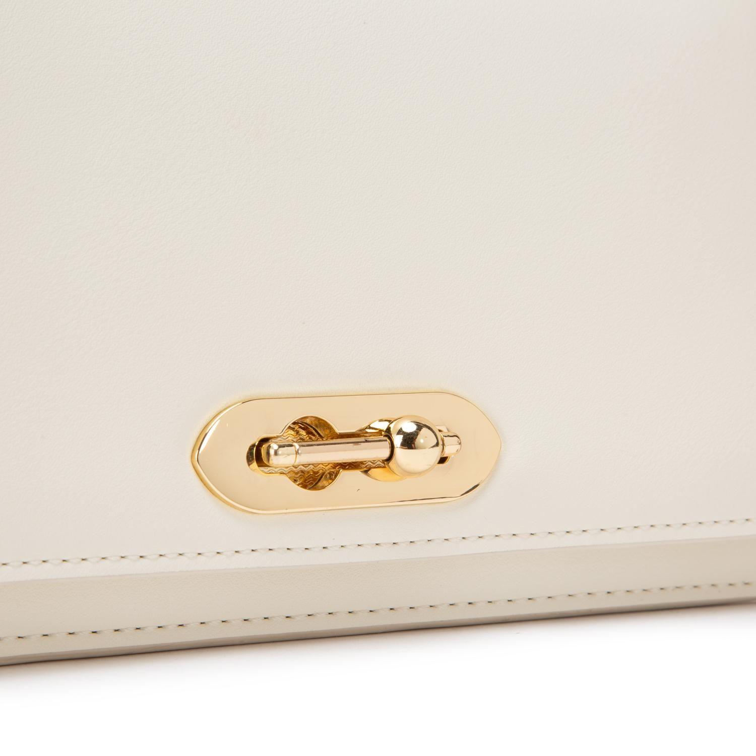 Cartera  Retro Con Tapa Pequeña  Gacel  Off White  Car3327-3