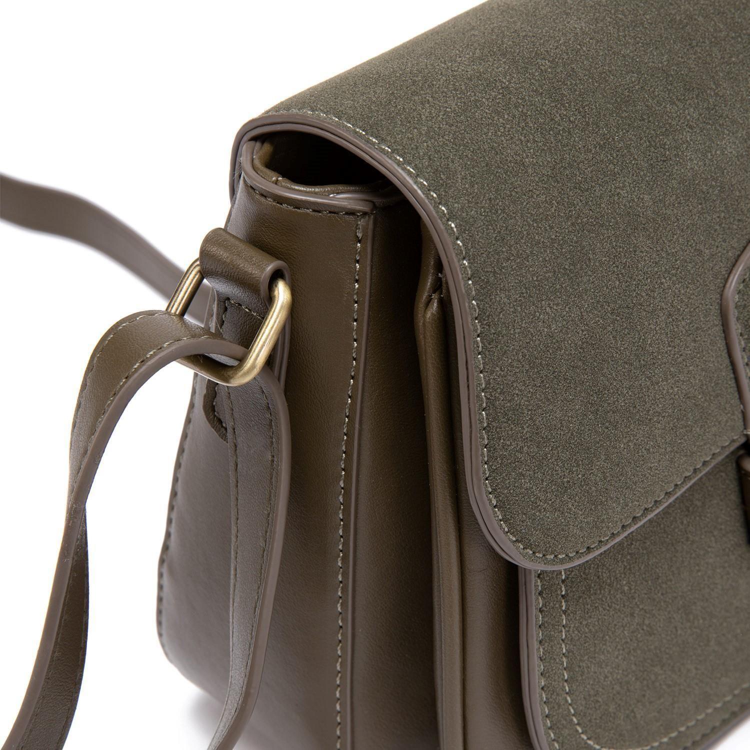 Cartera  Bandolera Grande  Gacel  Olivo  Car2914-3