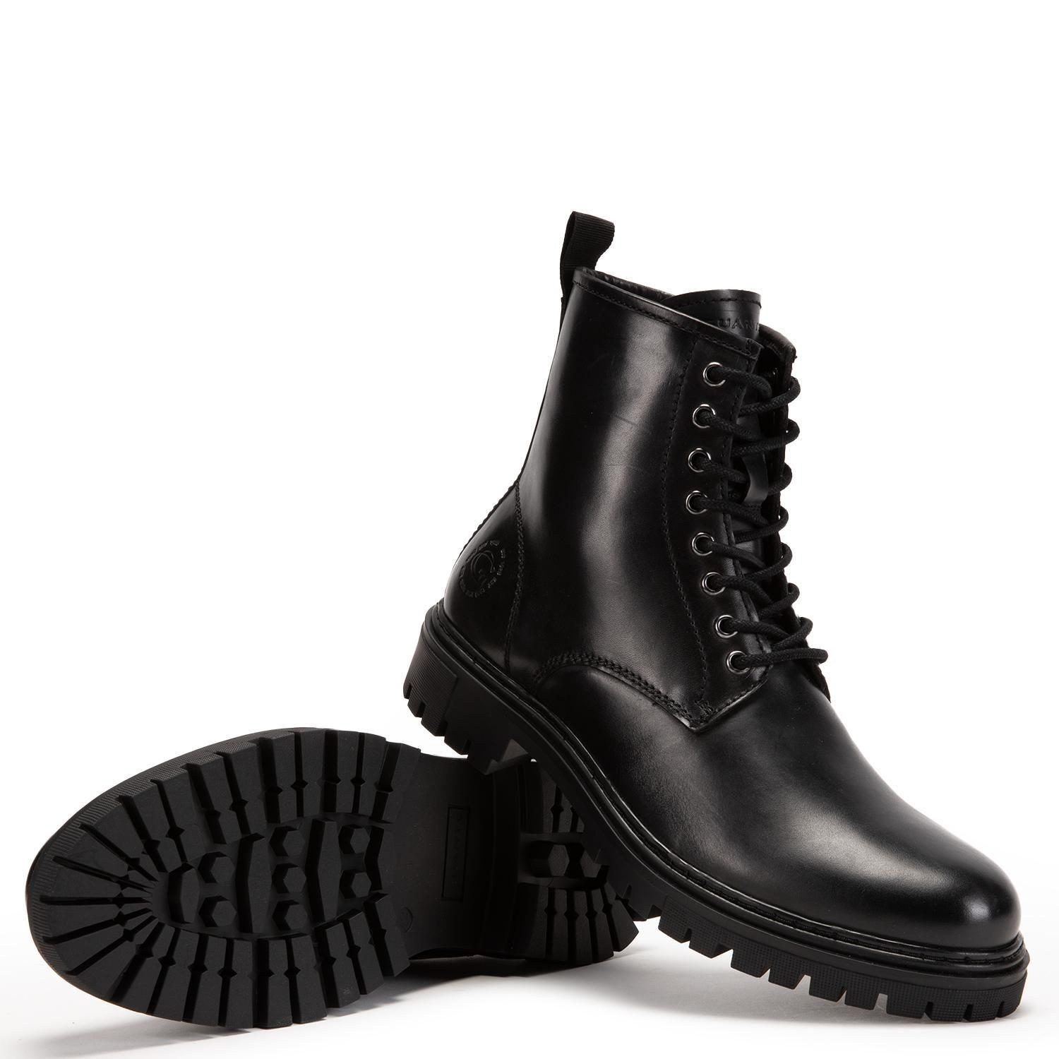 Botin de cuero hombre Guante negro Sintra-3